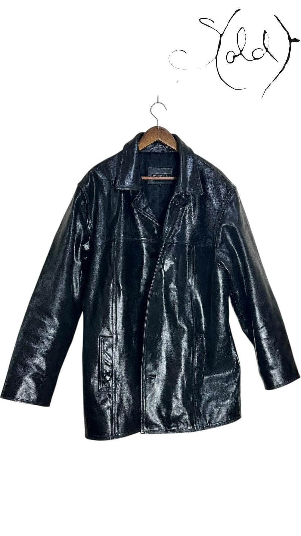 Saint Laurent by Hedi Slimane Leather Jacket, Back view | Sold Attire