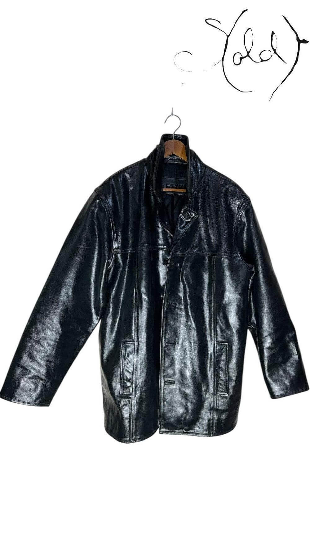 Saint Laurent by Hedi Slimane Leather Jacket, Detail view | Sold Attire
