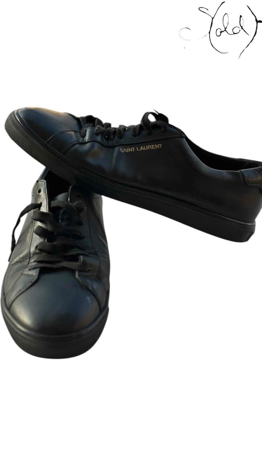 Saint Laurent Court Classic Sneakers | Sold Attire - Sold Attire