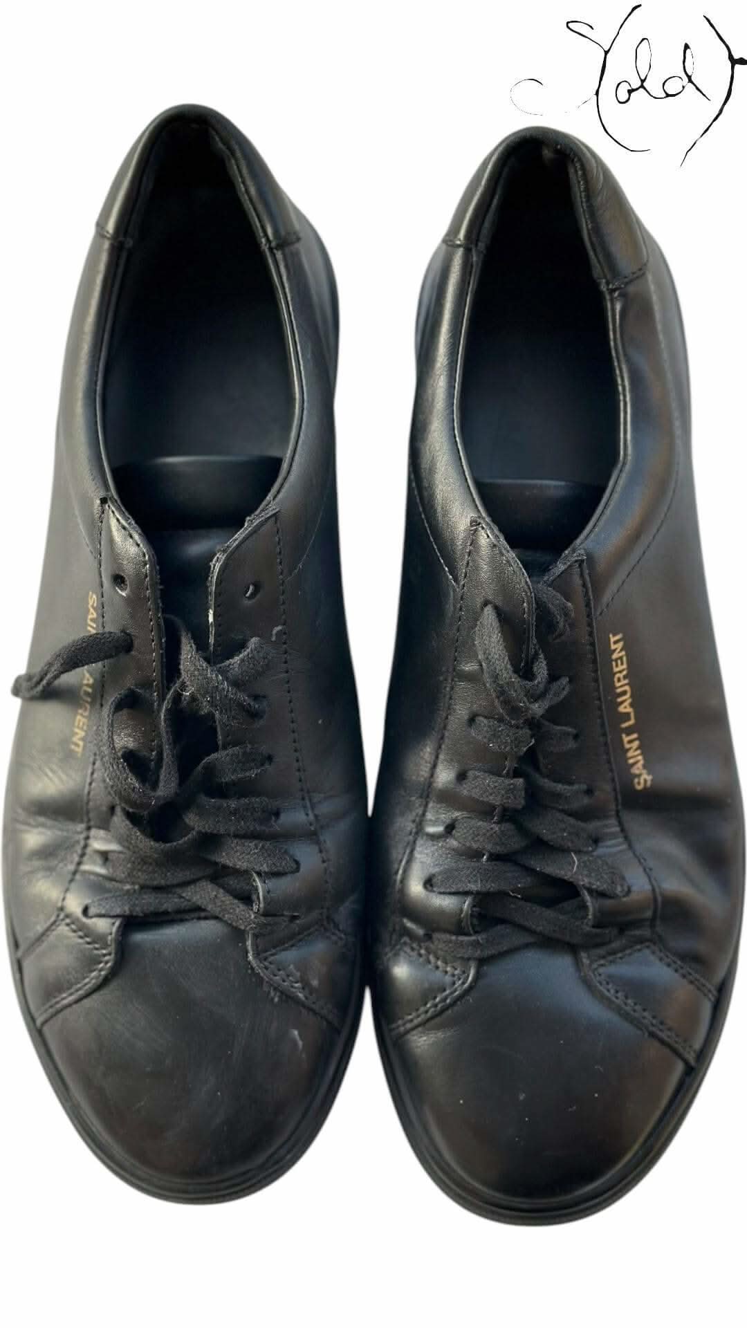 Saint Laurent Court Classic Sneakers | Sold Attire - Sold Attire