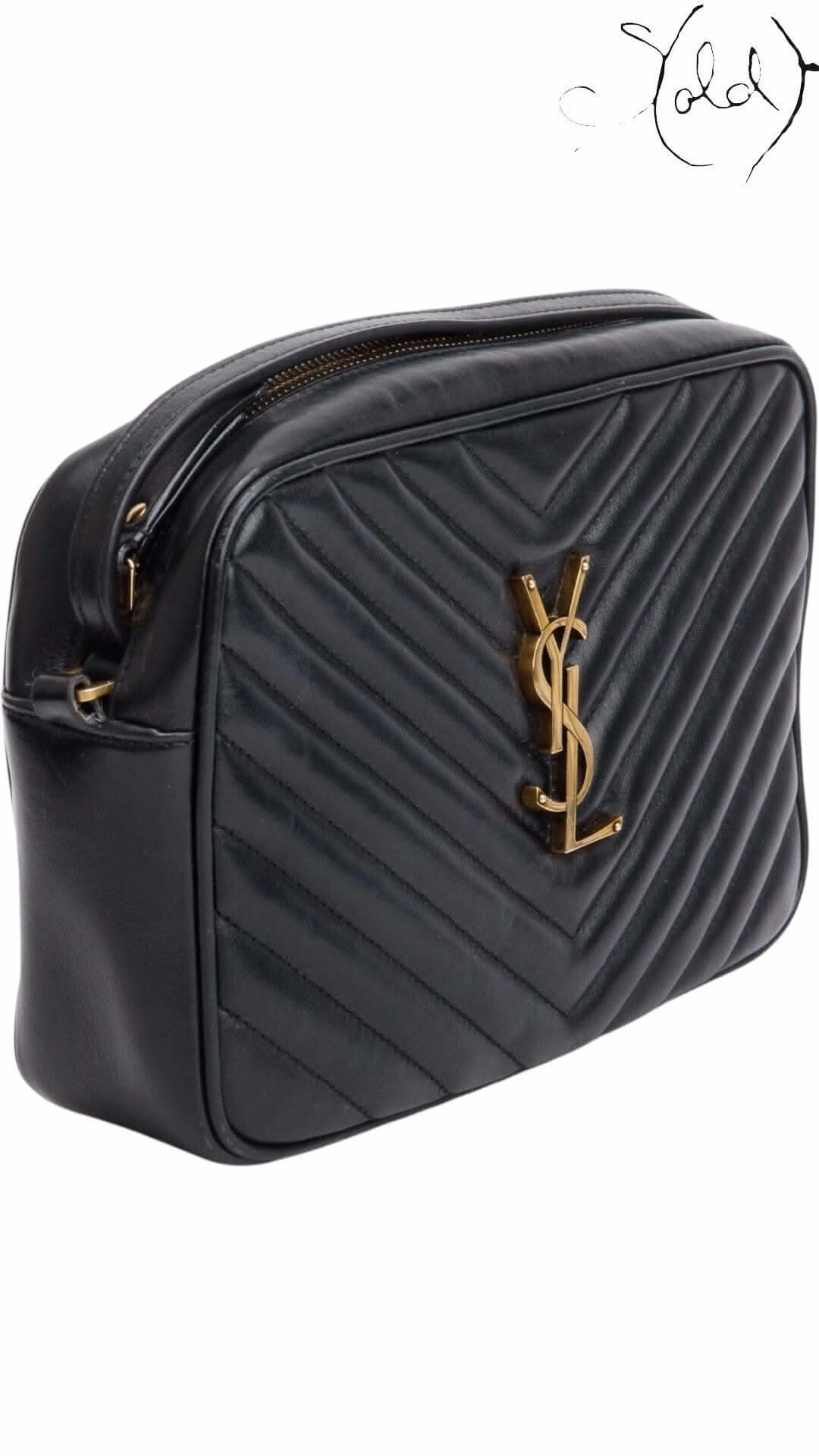 Saint Laurent Lou Camera Bag – Chevron Minimalism | Sold Attire - Sold Attire