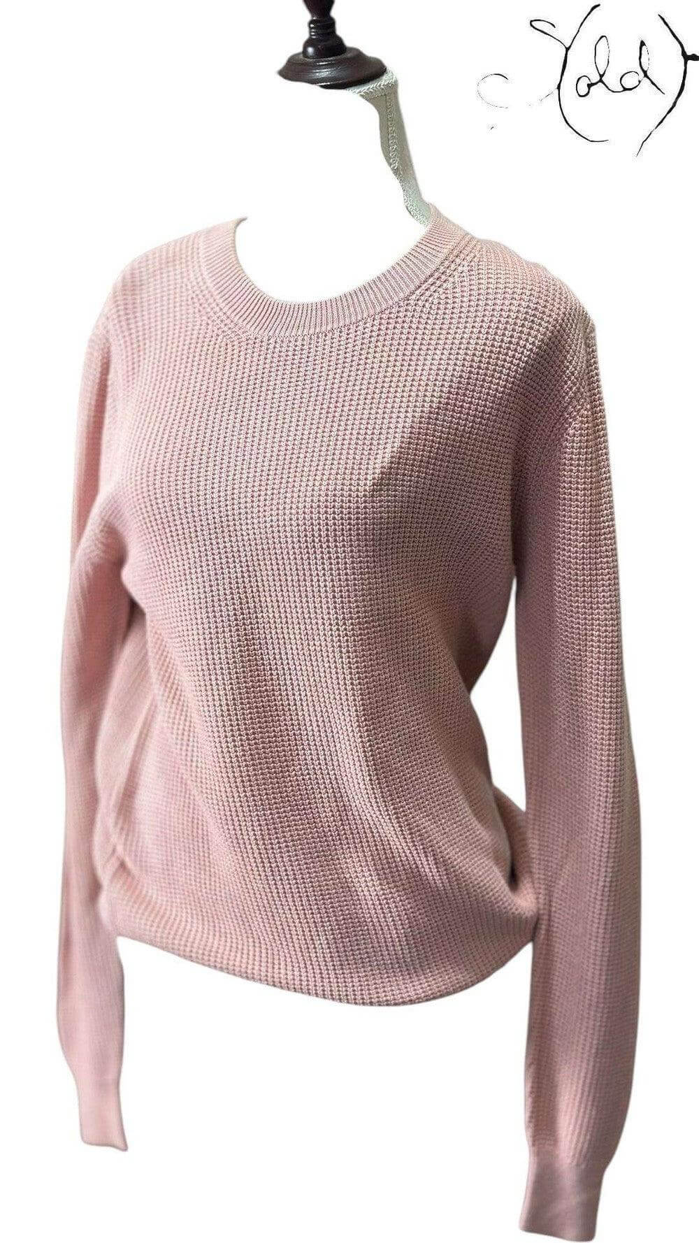 Sandro Waffle-Knit Sweater – Preppy Minimalist Essential, Interior view | Sold Attire