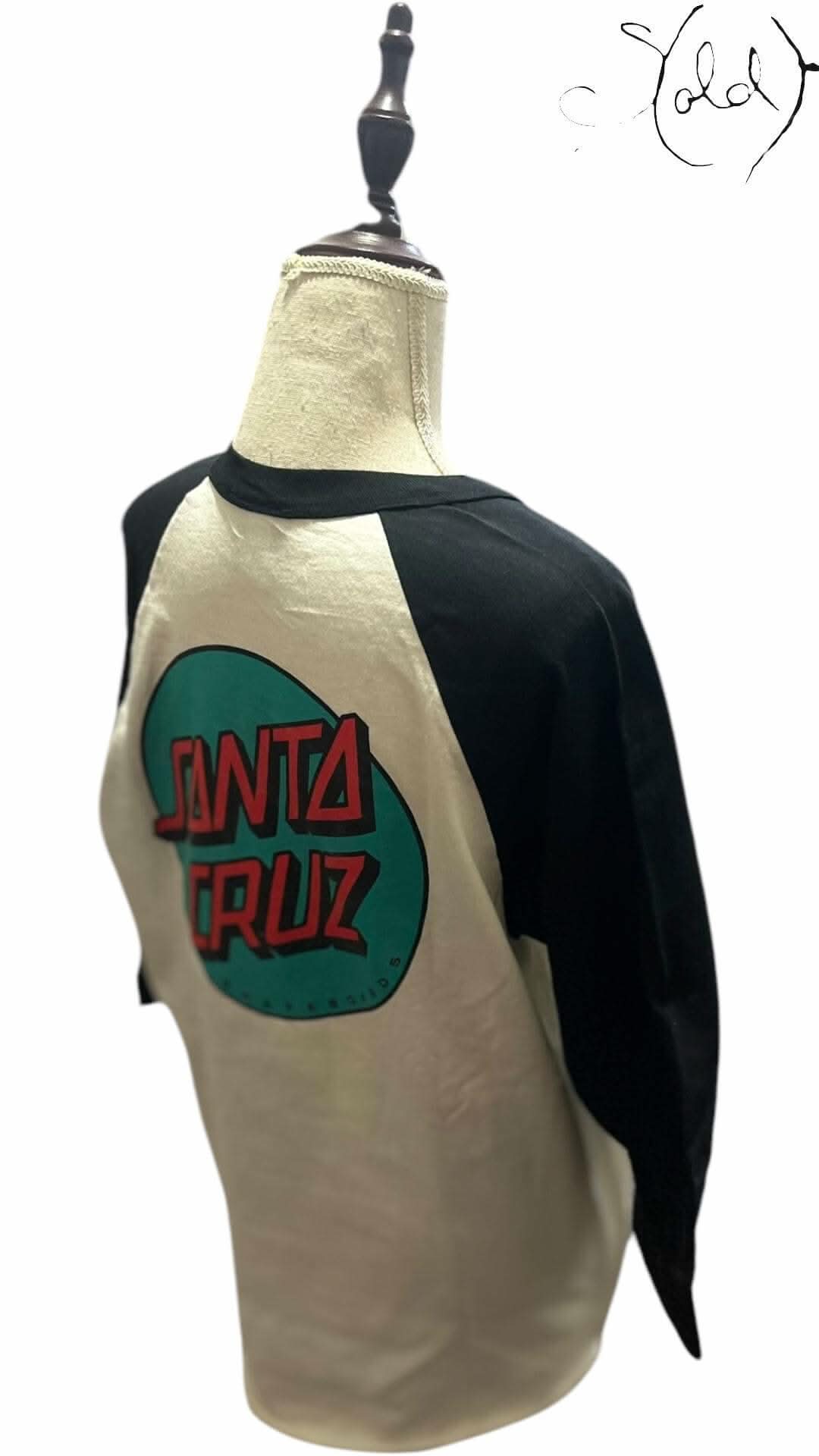 Santa Cruz Baseball Tee Medium/Large – Sold Attire - Sold Attire
