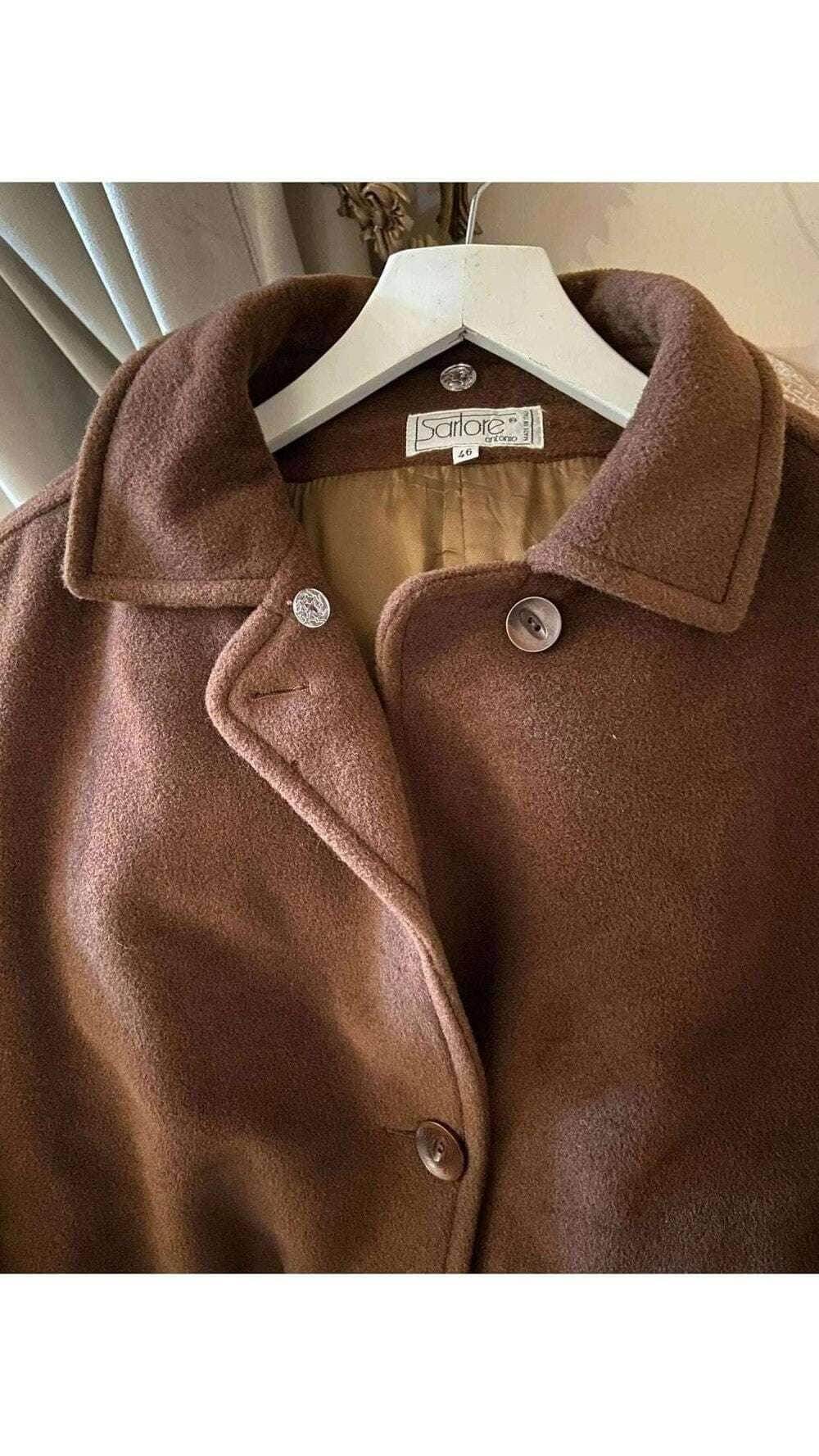Santore Artigiano Coat - Pure Lana Wool Elegance, Back view | Sold Attire