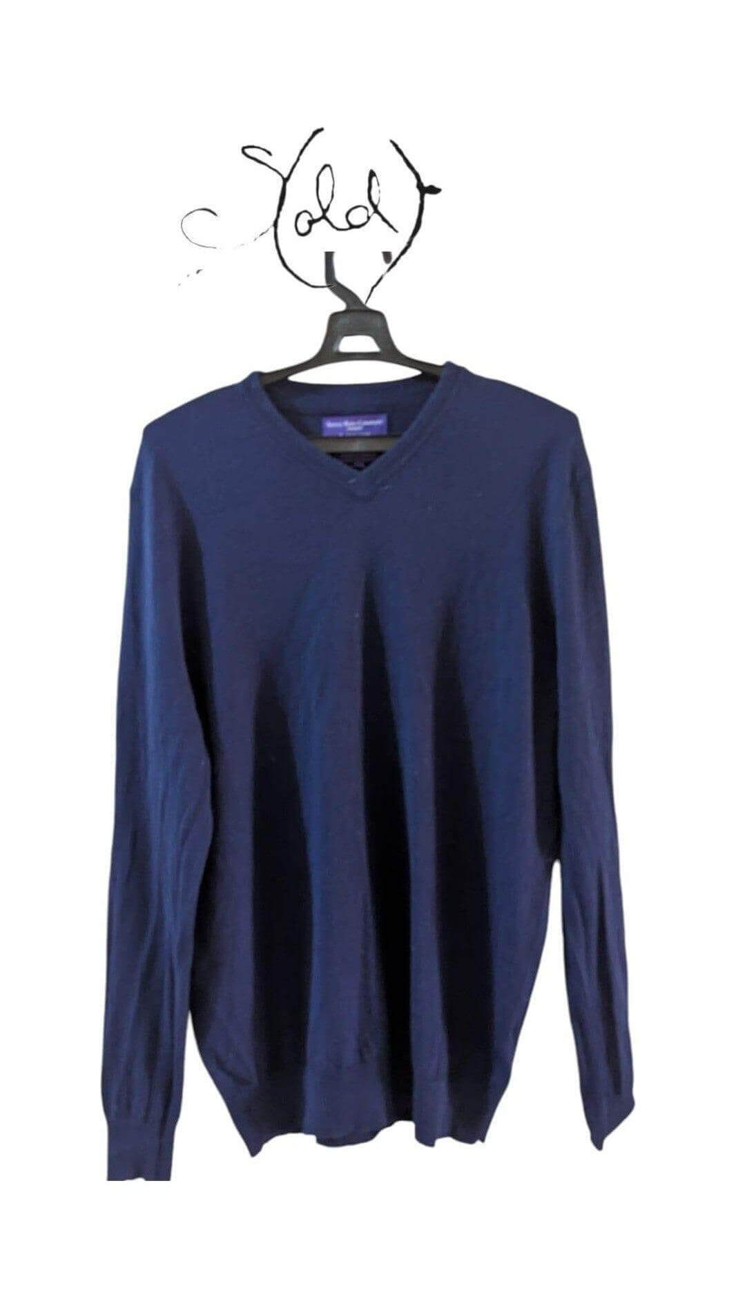 Savile Row Navy Sweater – Old Money Elegance, Authenticated Pre-Owned | Sold Attire