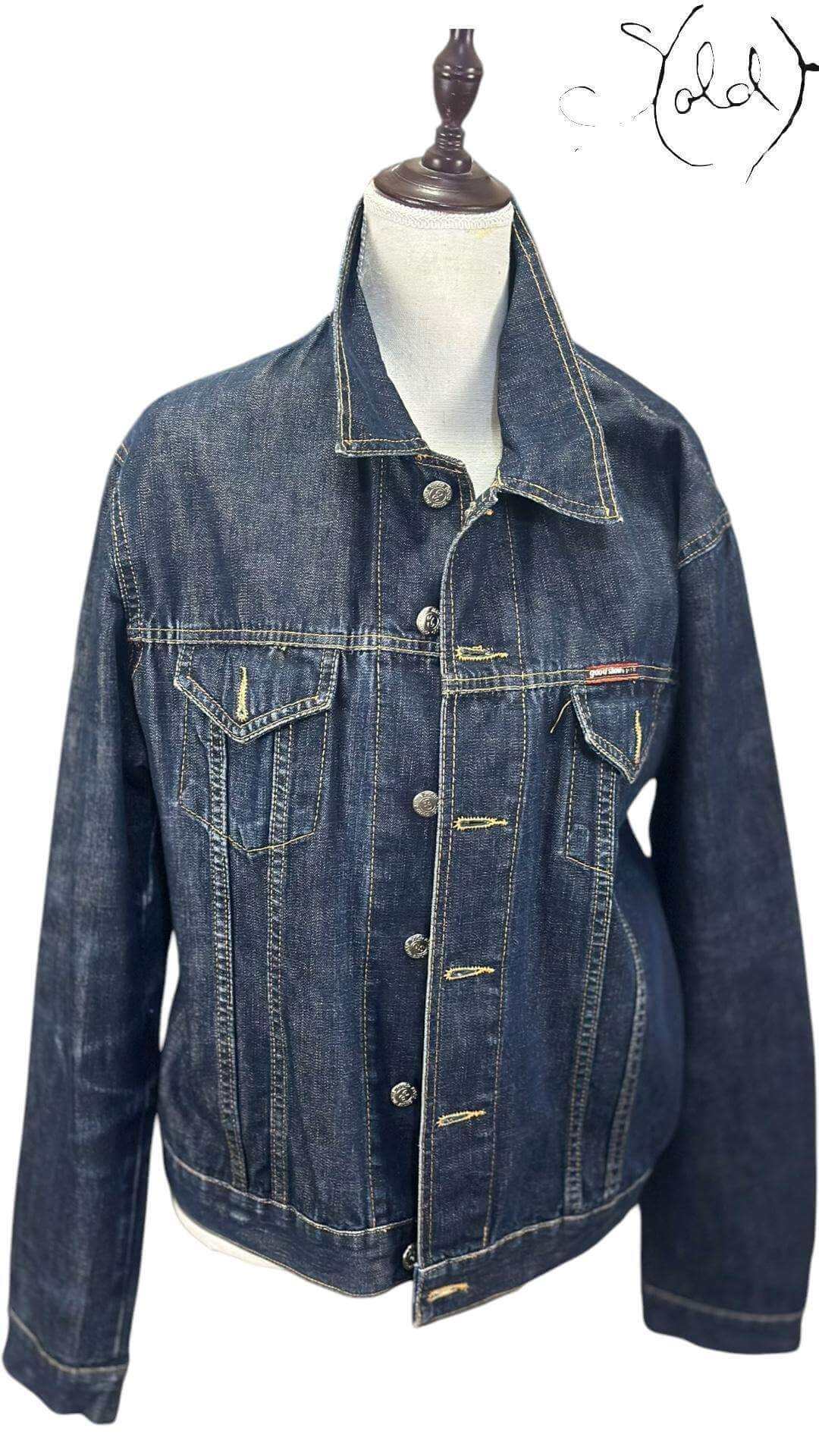 Showgirls Cropped Denim Jacket – Y2K Streetwear | Sold Attire