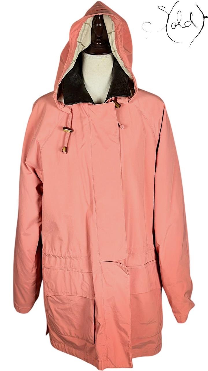 Loro Piana Horsey Storm System Jacket Salmon Pink, Back view | Sold Attire