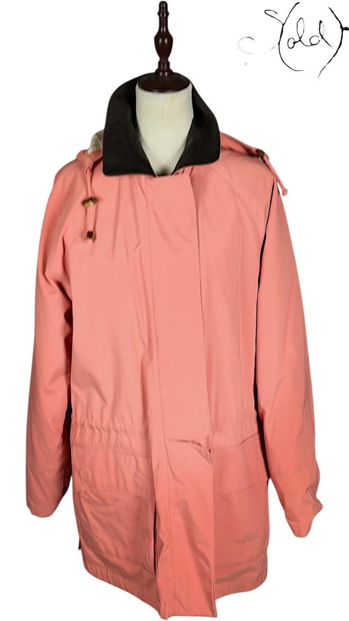 Loro Piana Horsey Storm System Jacket Salmon Pink, Interior view | Sold Attire