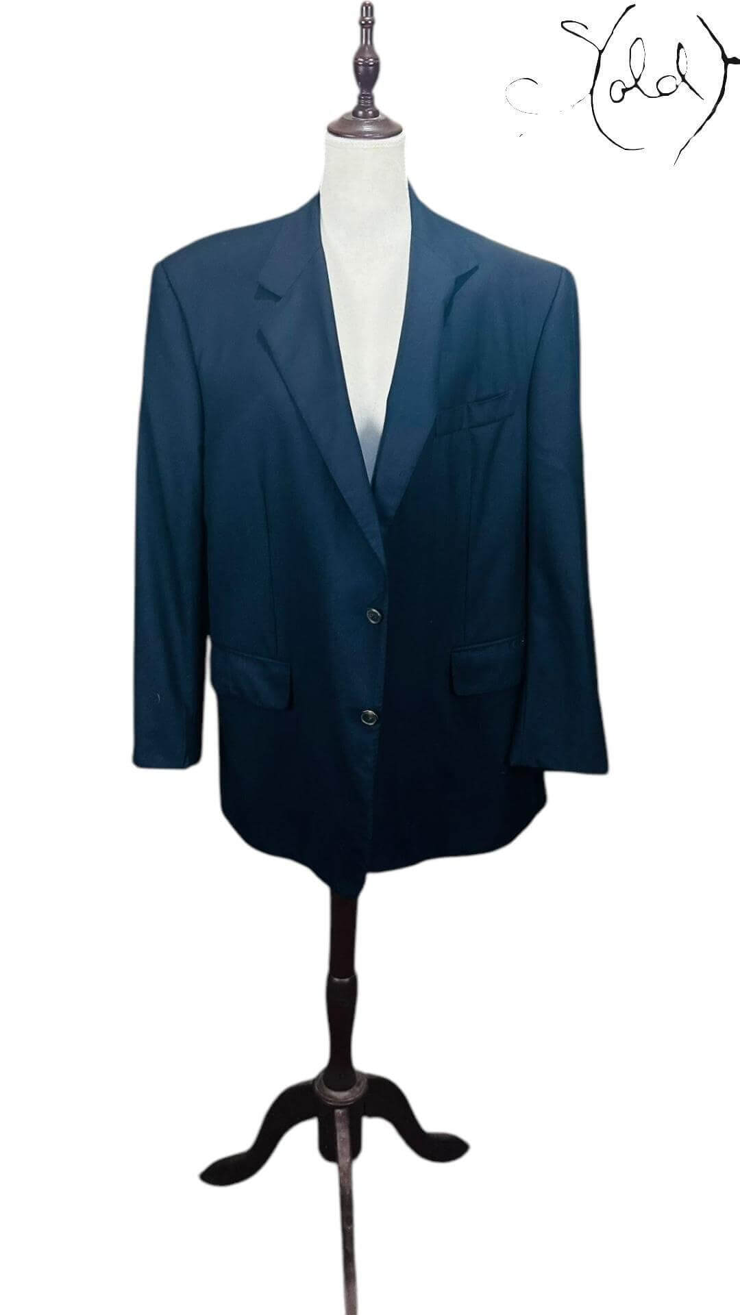 Stefano Ricci Super 180’s Wool Blazer – Italian Prestige, Back view | Sold Attire