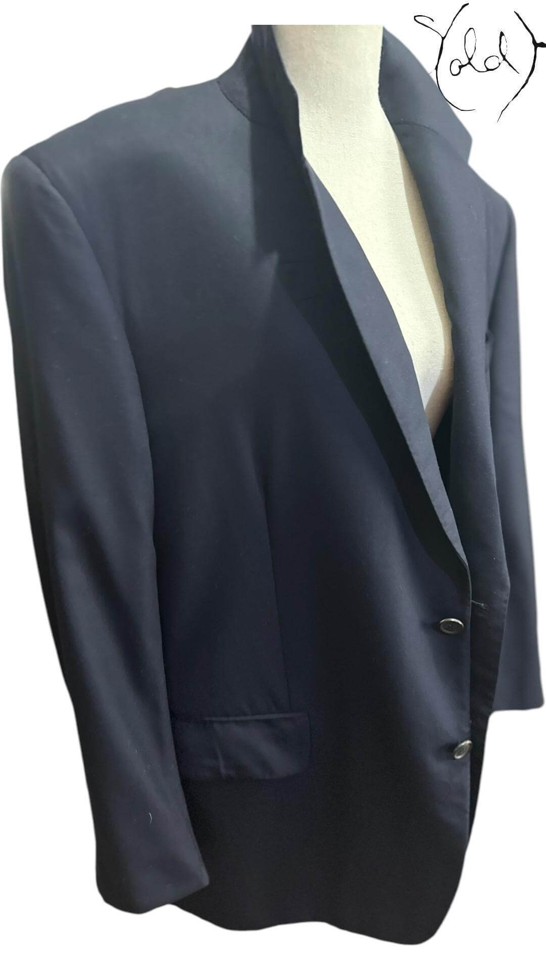 Stefano Ricci Super 180’s Wool Blazer – Italian Prestige, Close-up | Sold Attire