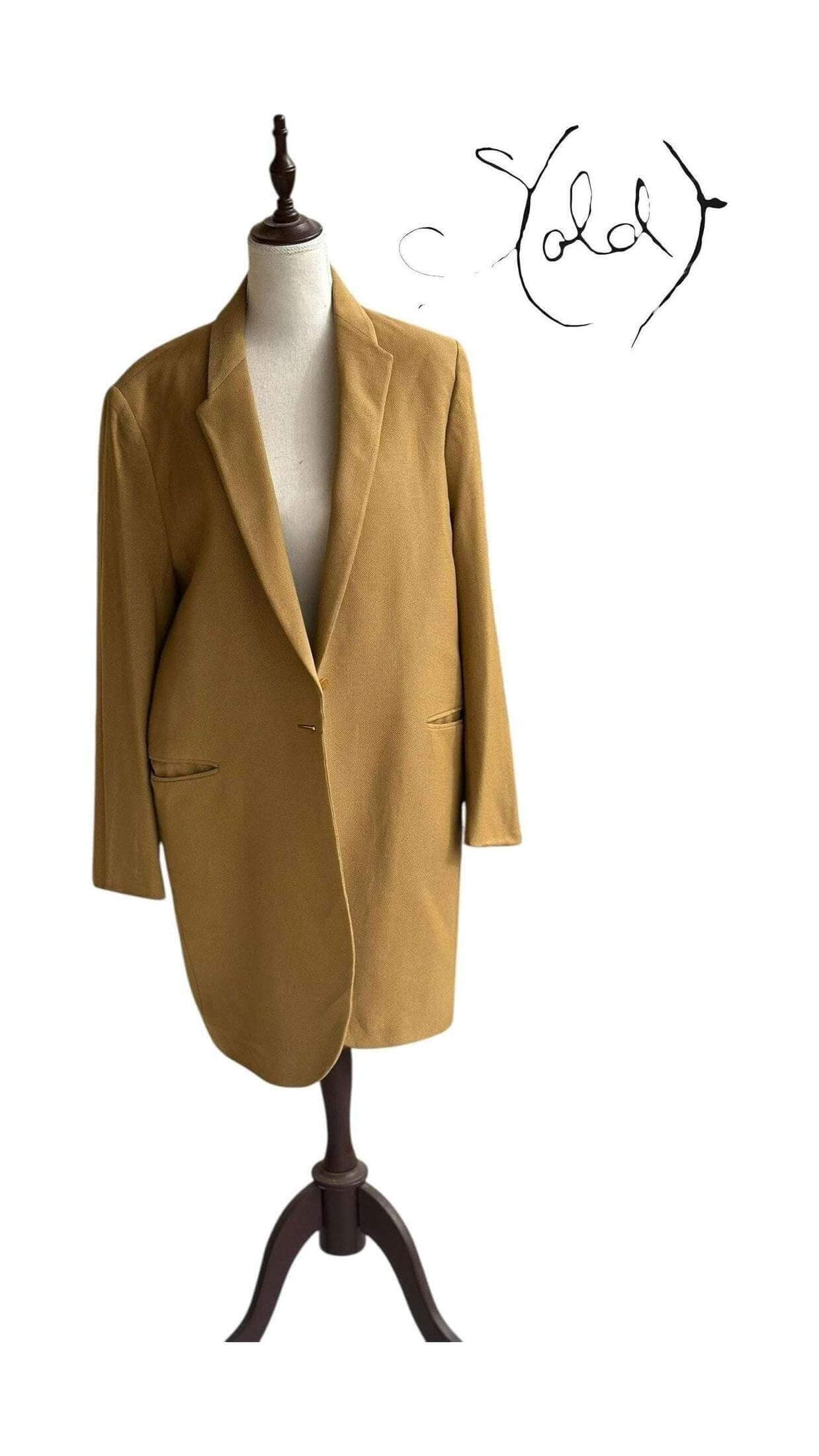 Stella McCartney Dijon Coat – Luxe Vintage Appeal, Back view | Sold Attire