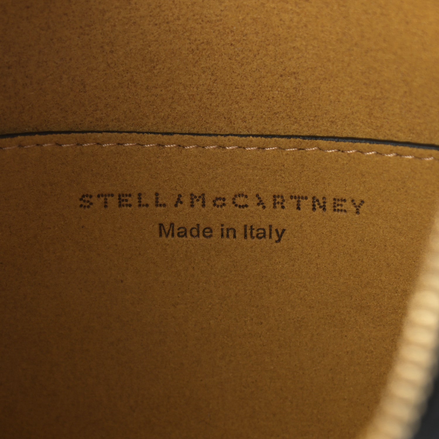 Stella McCartney Shaggy Deer Mini Chain Shoulder Bag Black, Base view | Sold Attire