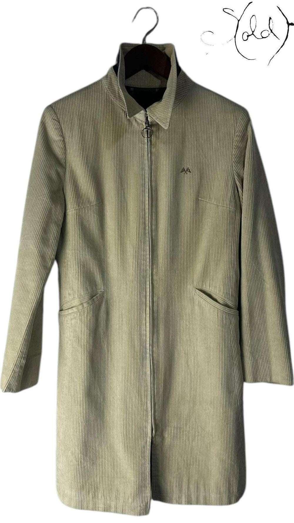 Thomas Burberry Corduroy Coat – The Heritage Classic, Back view | Sold Attire