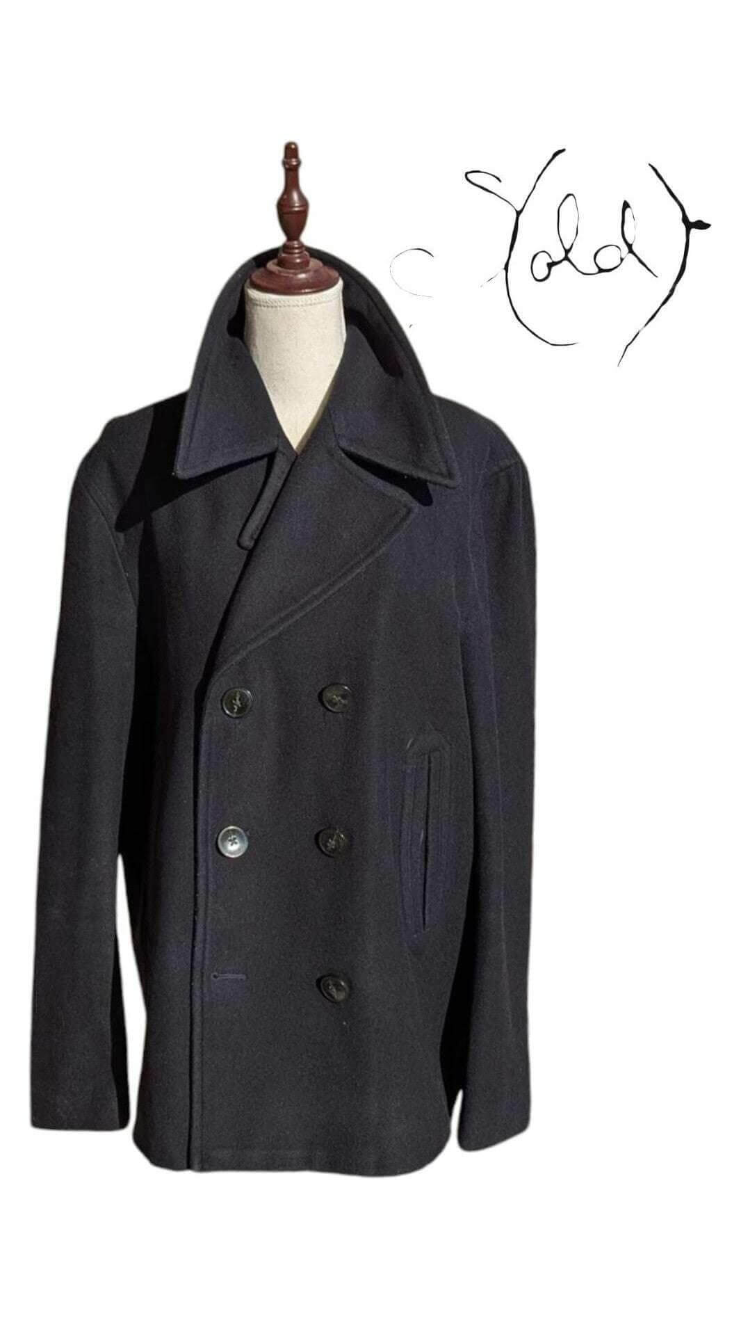 Tommy Hilfiger Wool Peacoat – Timeless Classic — Authenticated Pre-Owned | Sold Attire
