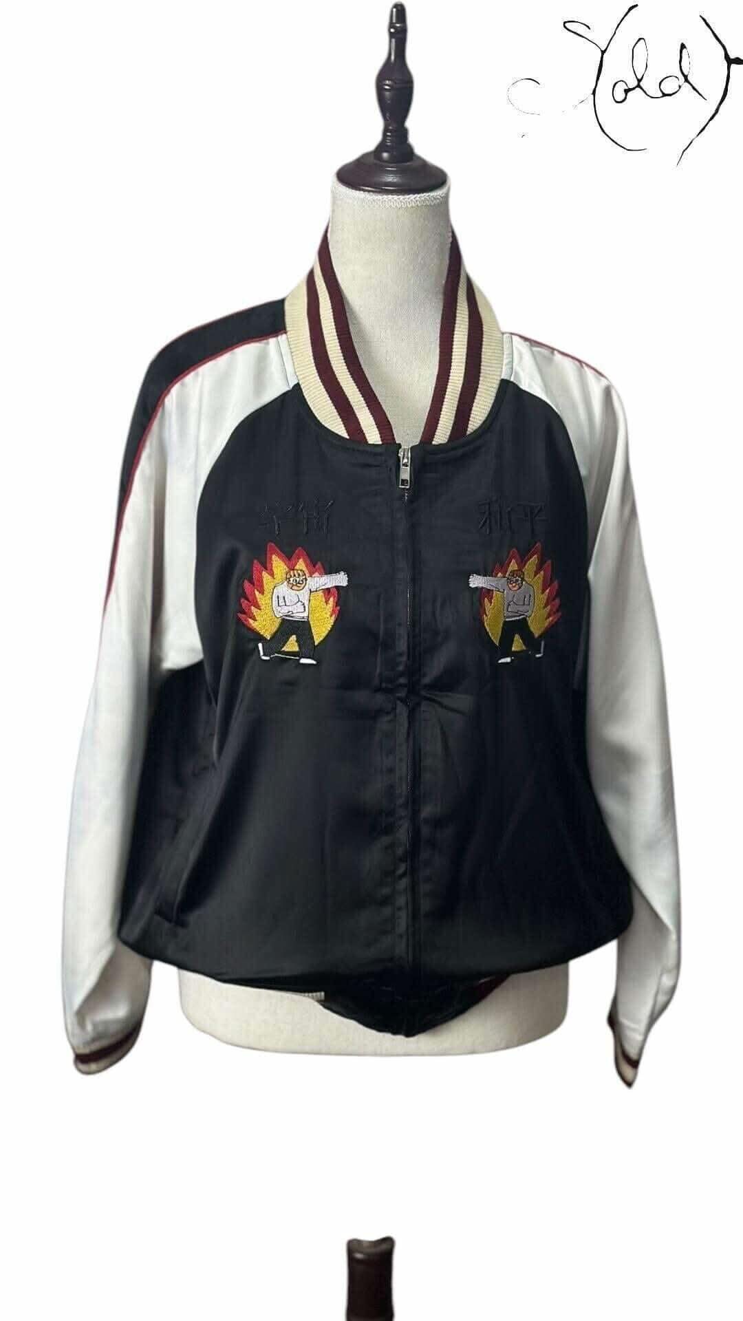 Tyakasha Embroidered Varsity Jacket – Streetwear Heat | Sold Attire