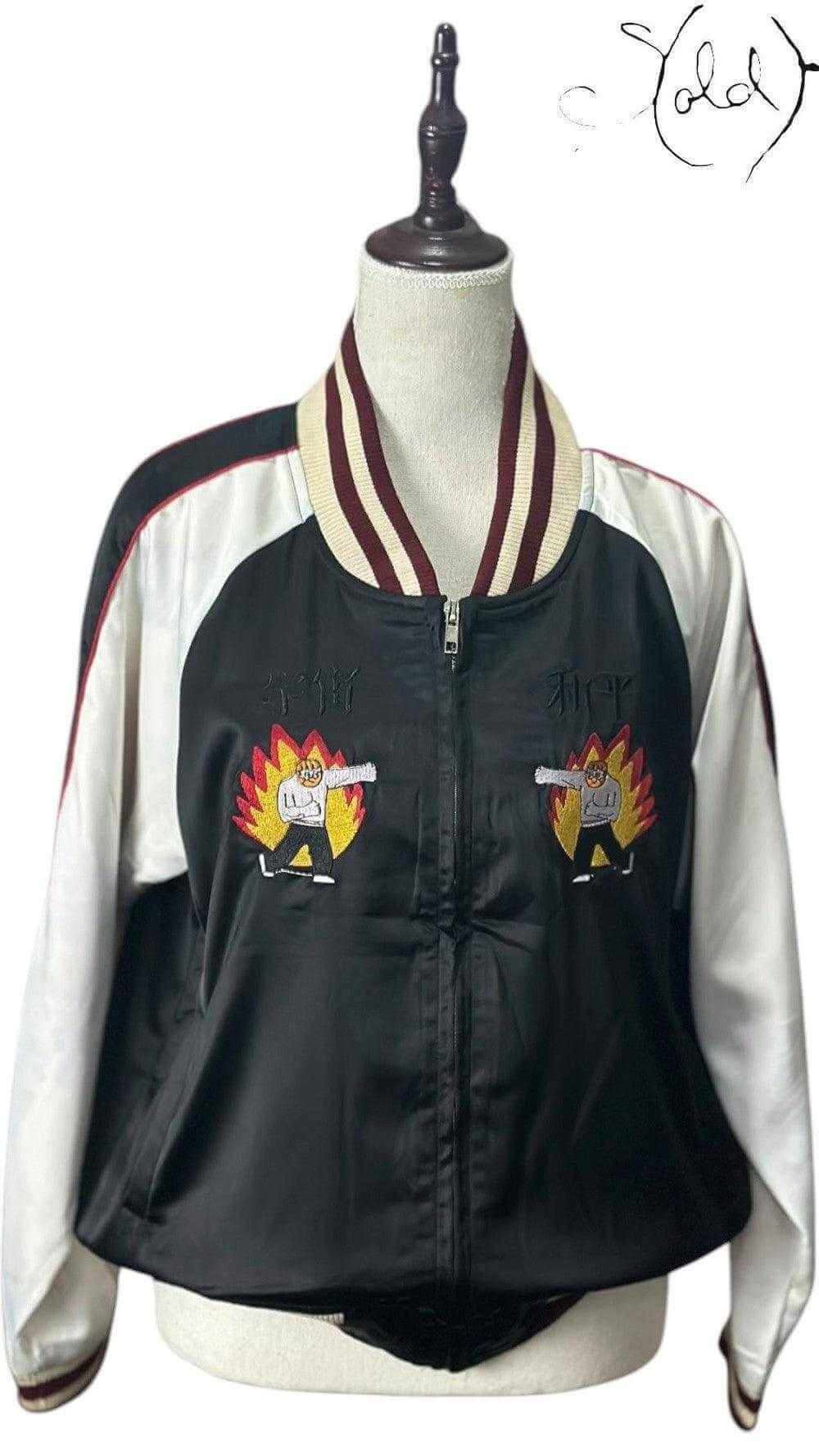 Tyakasha Embroidered Varsity Jacket – Streetwear Heat, Hardware detail | Sold Attire