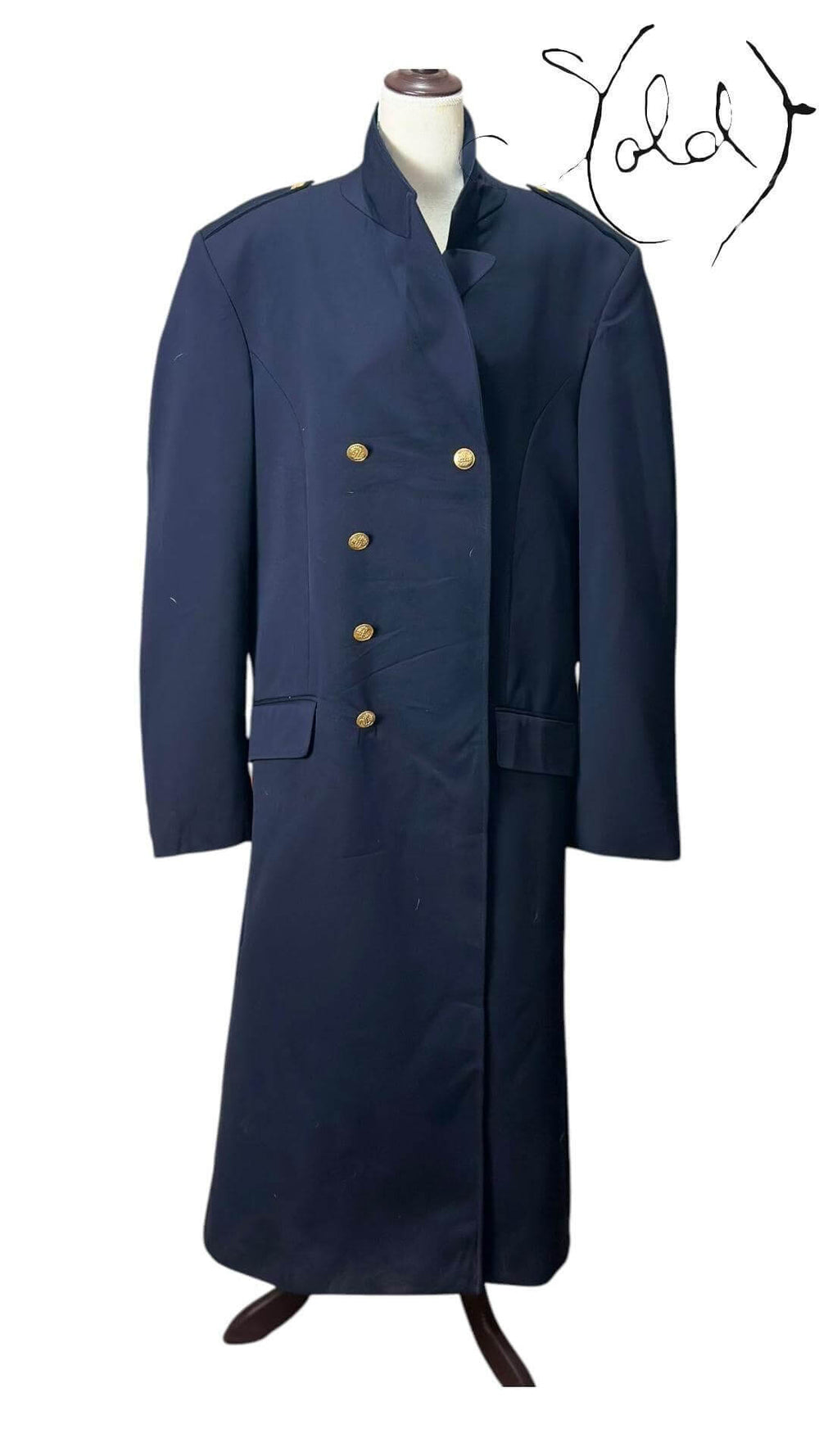 USSR Navy Wool Trench – Military Heritage, Back view | Sold Attire