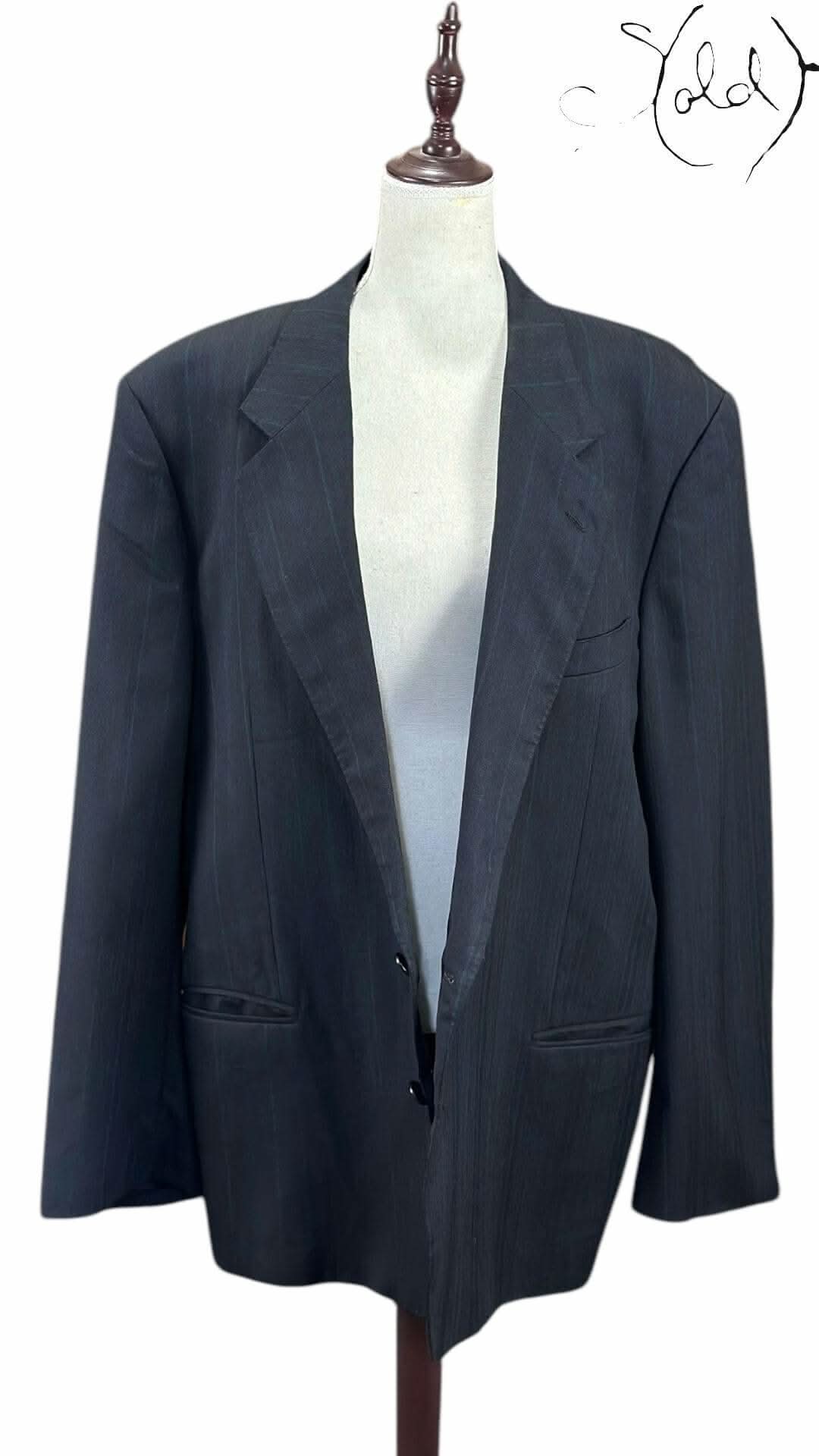 Valentino Uomo Wool Blazer – Deadstock Italian Cut | Sold Attire