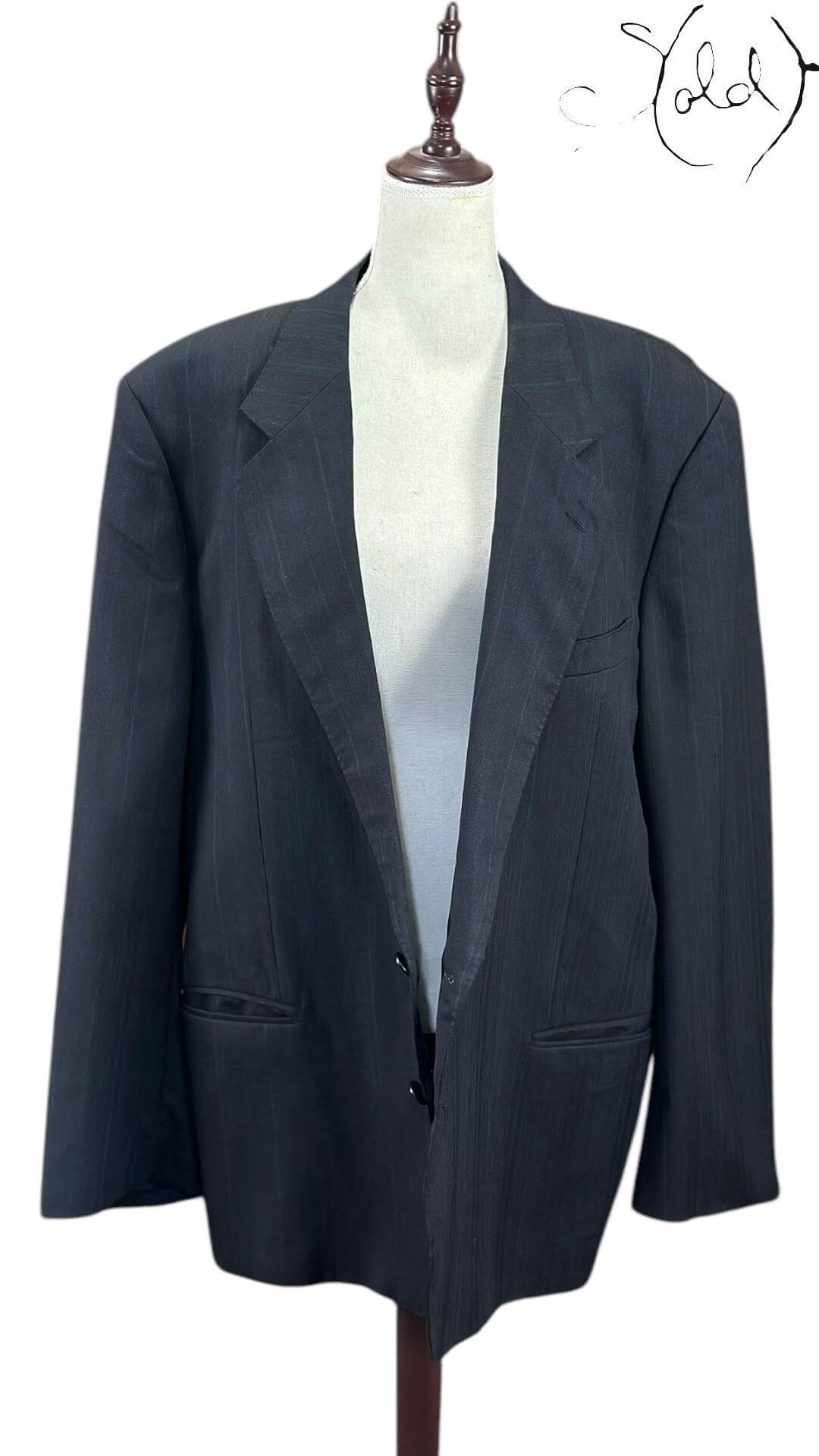 Valentino Uomo Wool Blazer – Deadstock Italian Cut, Authenticated Pre-Owned | Sold Attire