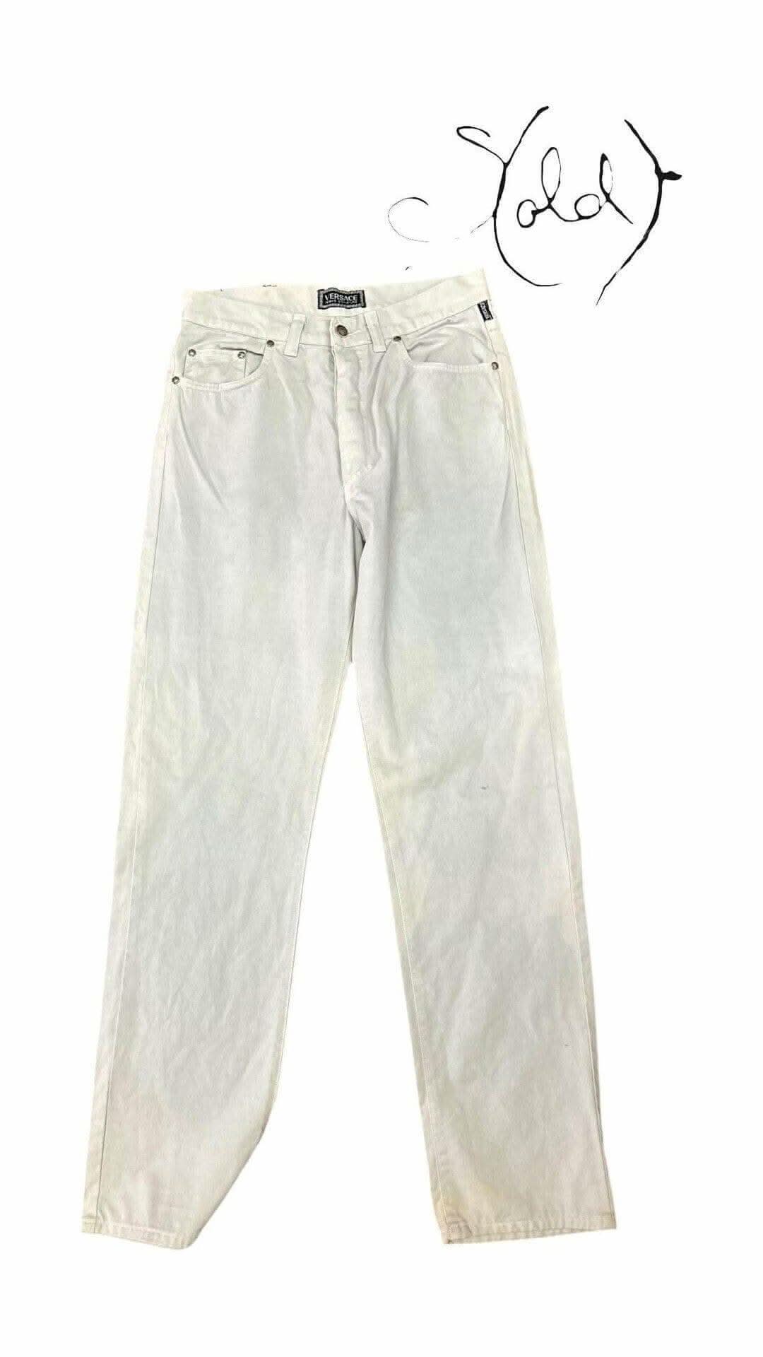 Sold Attire Trousers Versace Vintage Denim - Classic Italian Style