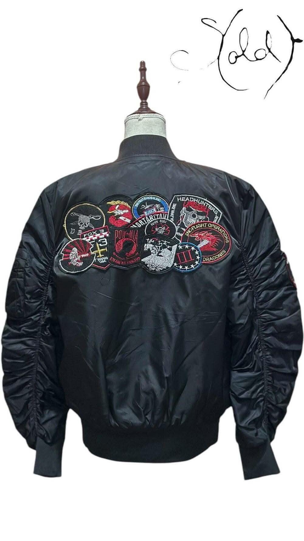 Vintage American Stitch Bomber – Military Streetwear Flex