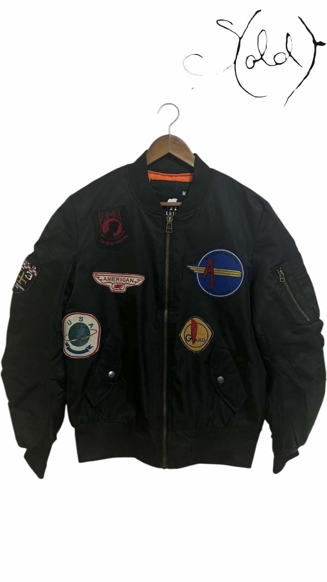 Vintage American Stitch Bomber – Military Streetwear Flex