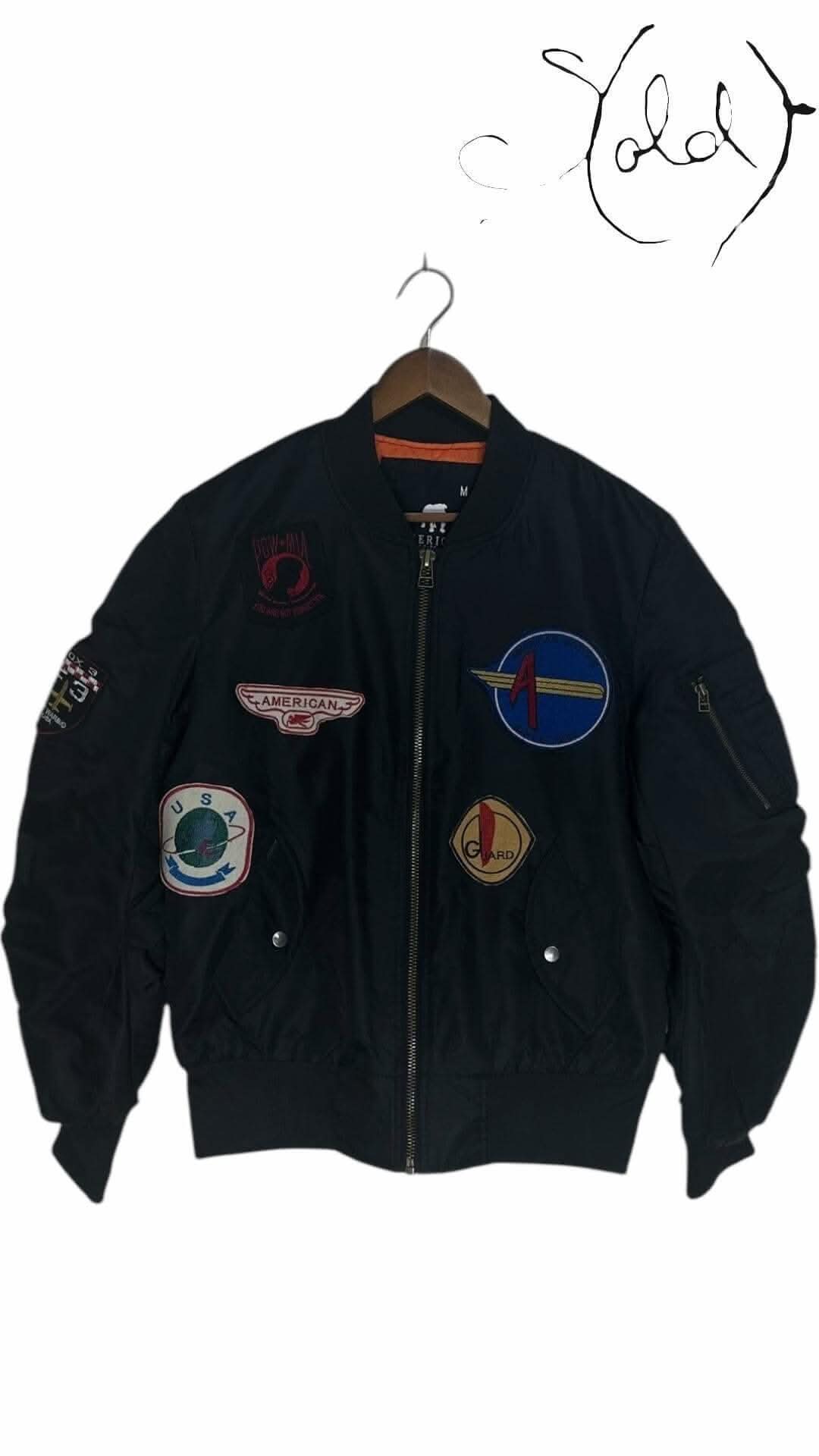 Vintage American Stitch Bomber – Military Streetwear Flex