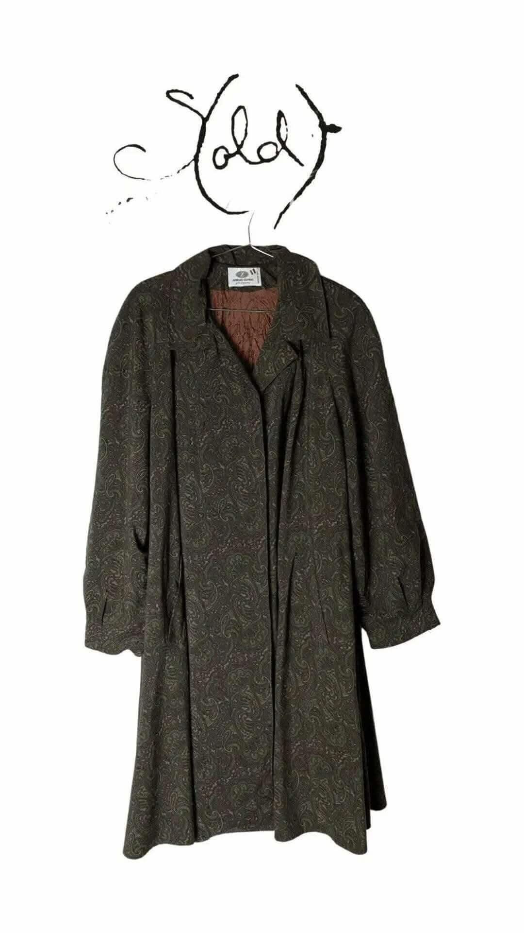 Sold Attire Coat Vintage Aurelio Zepino