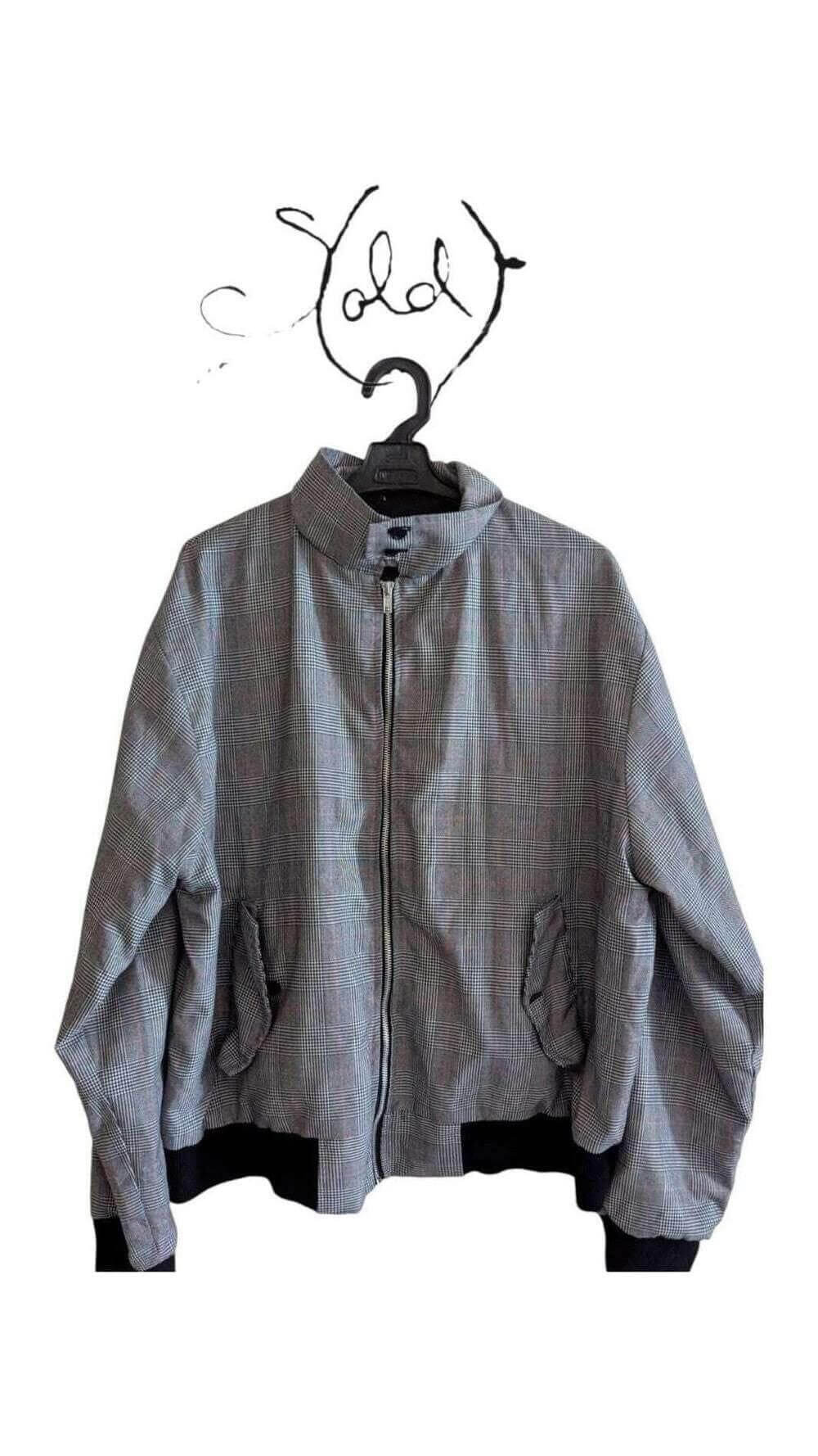 Vintage Checkered Bomber Jacket - Retro Charm, Authenticated Pre-Owned | Sold Attire