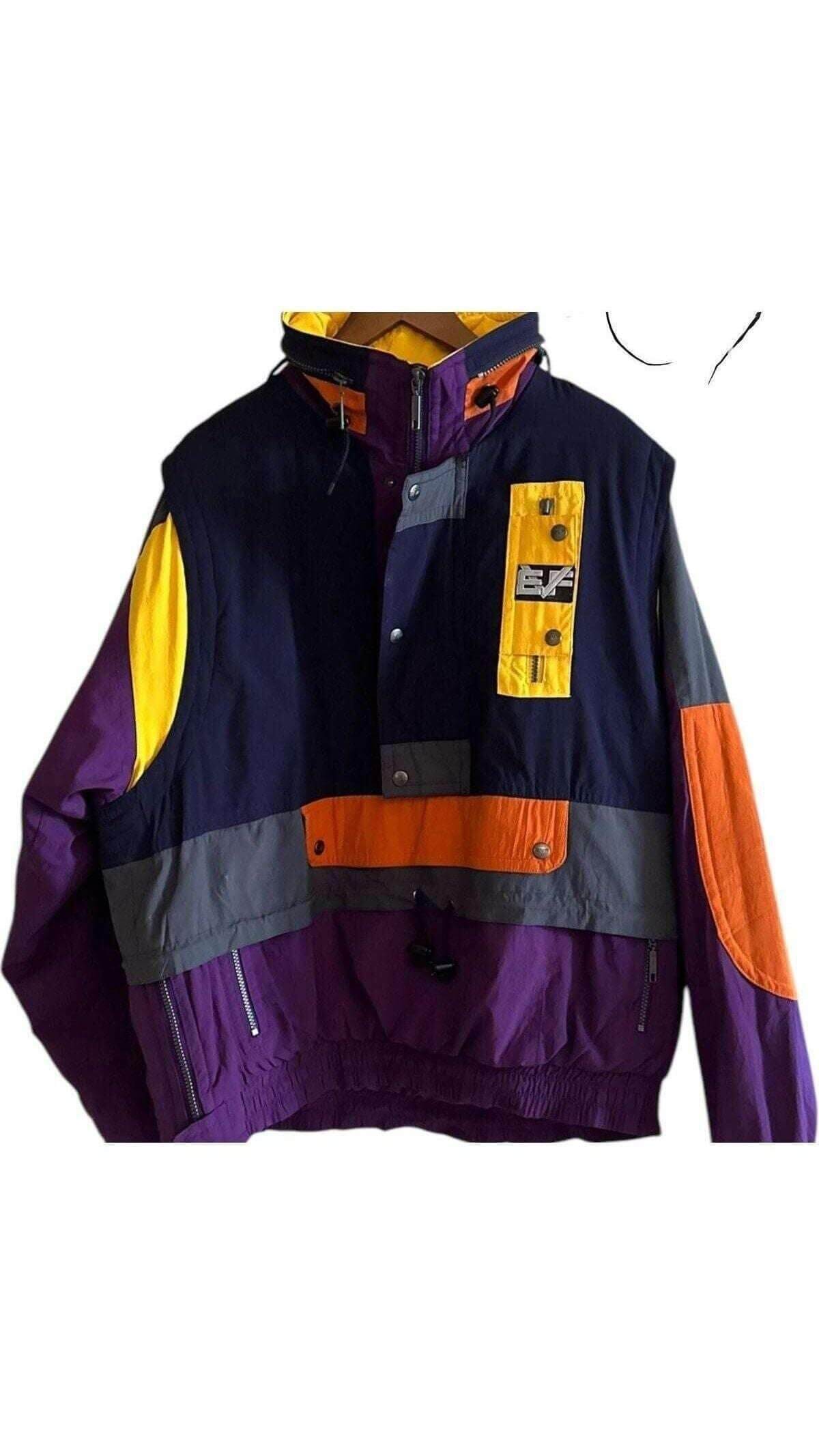 Vintage EVF Ski Jacket – Bold Winter Style, Authenticated Pre-Owned | Sold Attire