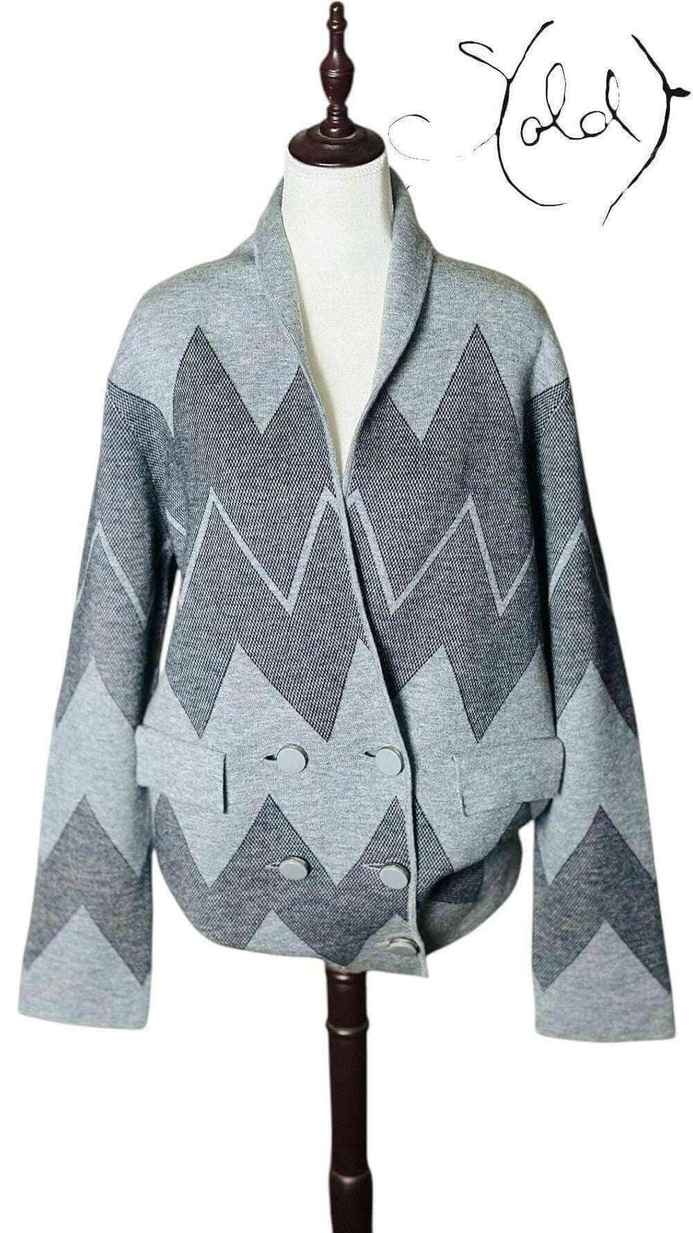 Vintage Giorgio Armani Knit Cardigan – Rare Italian Luxury — Interior view | Sold Attire