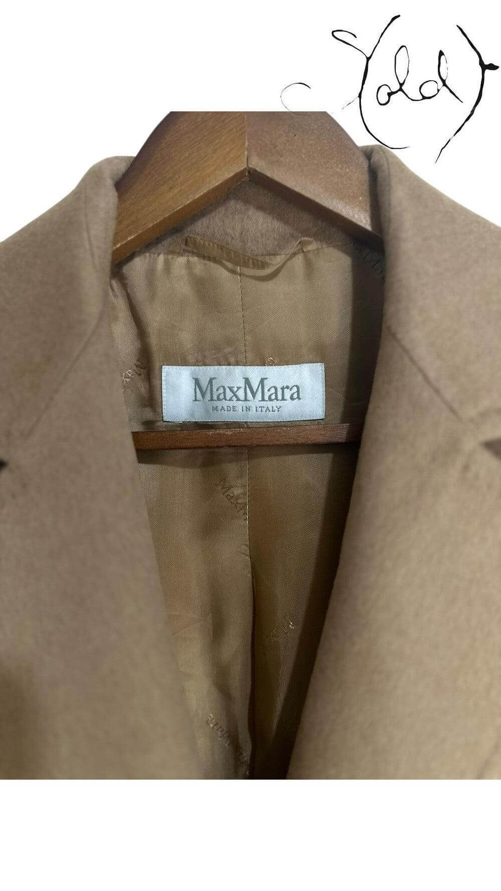 Vintage Max Mara Cashmere Jacket – Timeless Italian Luxury, Detail view | Sold Attire