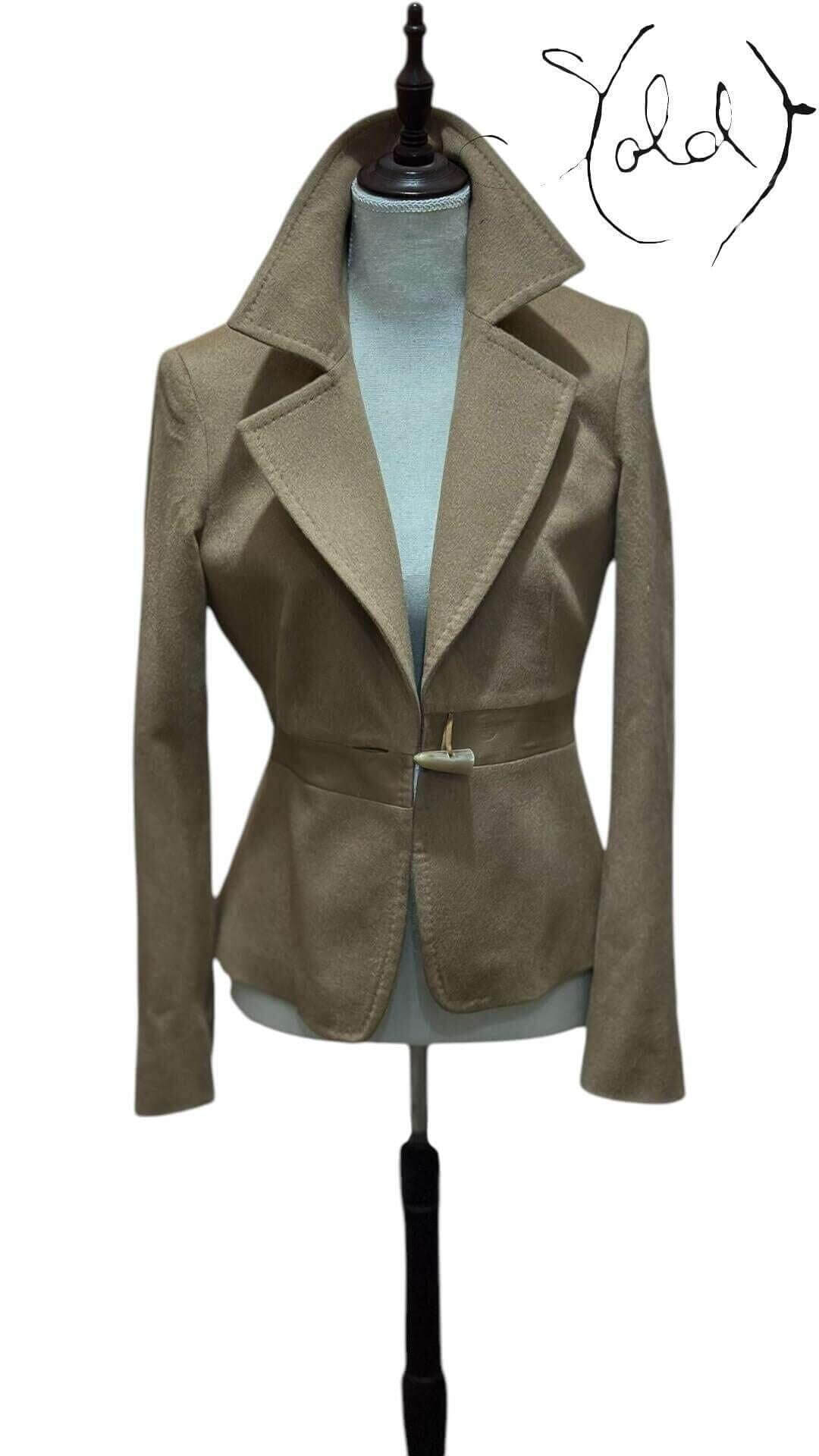 Vintage Max Mara Cashmere Jacket – Timeless Italian Luxury, Interior view | Sold Attire