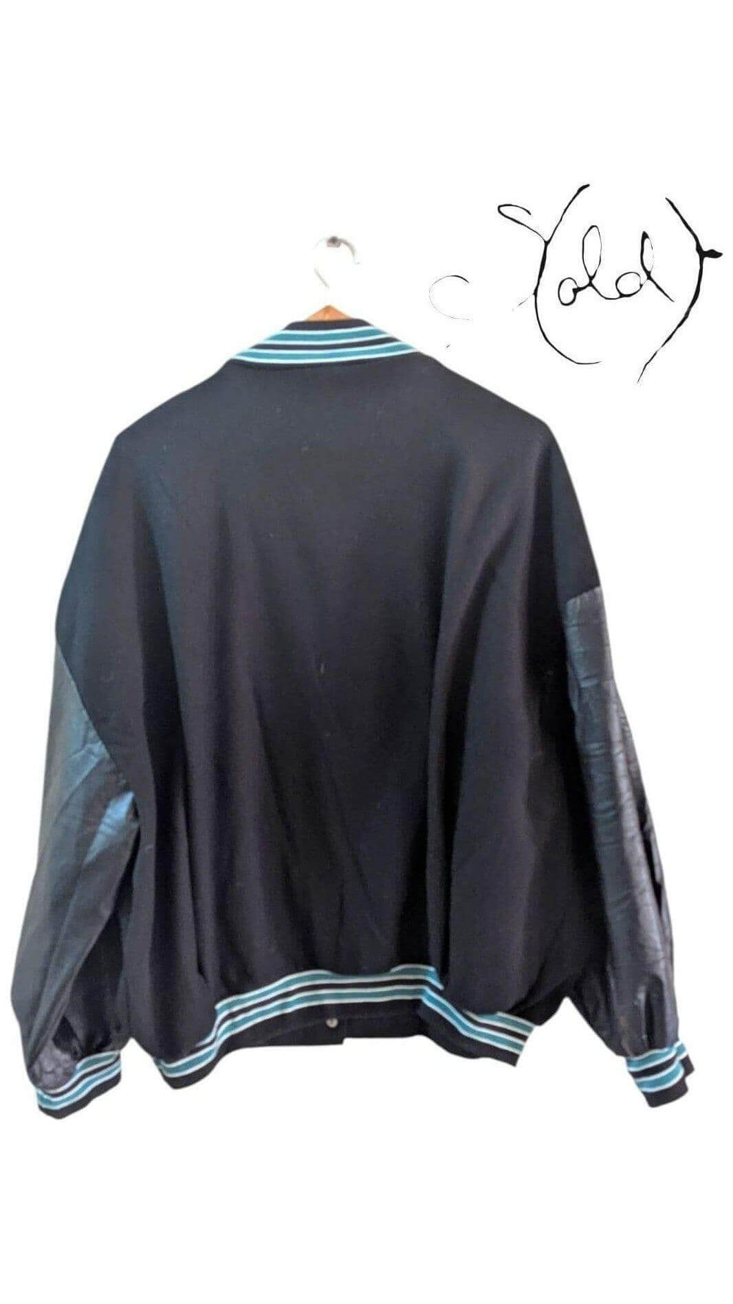 Vintage Varsity Jacket – Streetwear Essential, Back view | Sold Attire