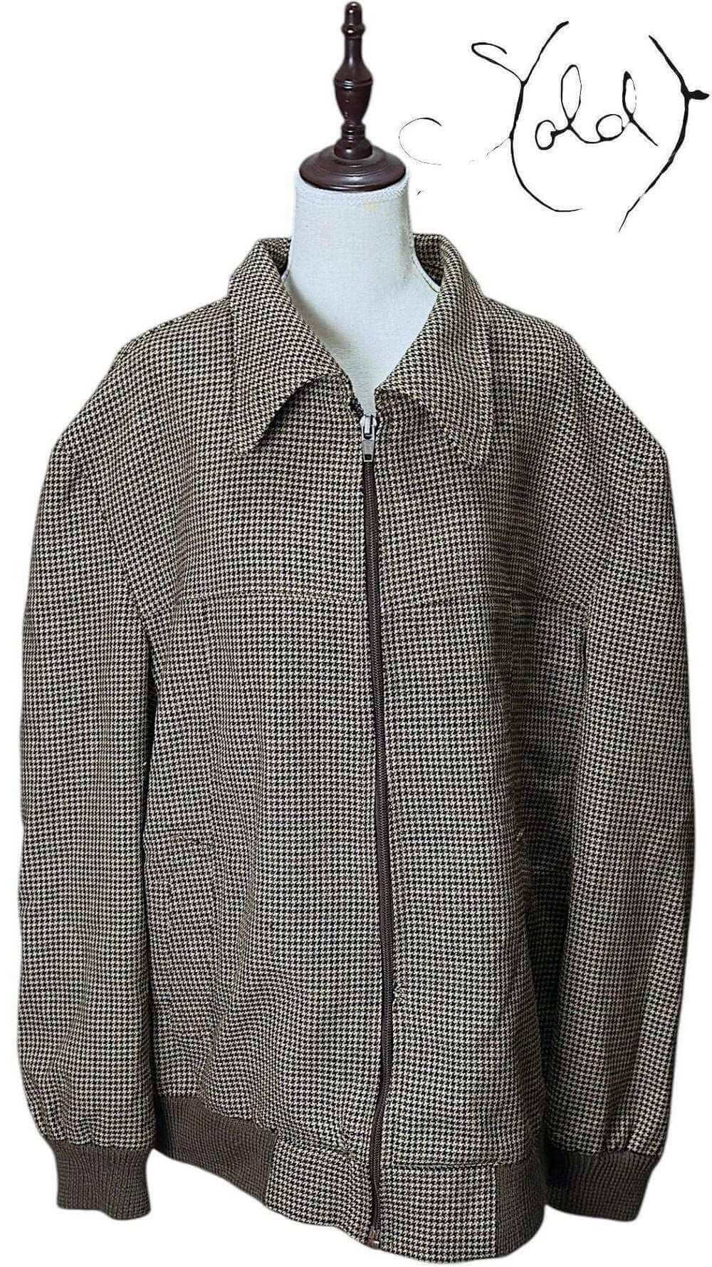 Vintage Wool Bomber Jacket, Interior view | Sold Attire