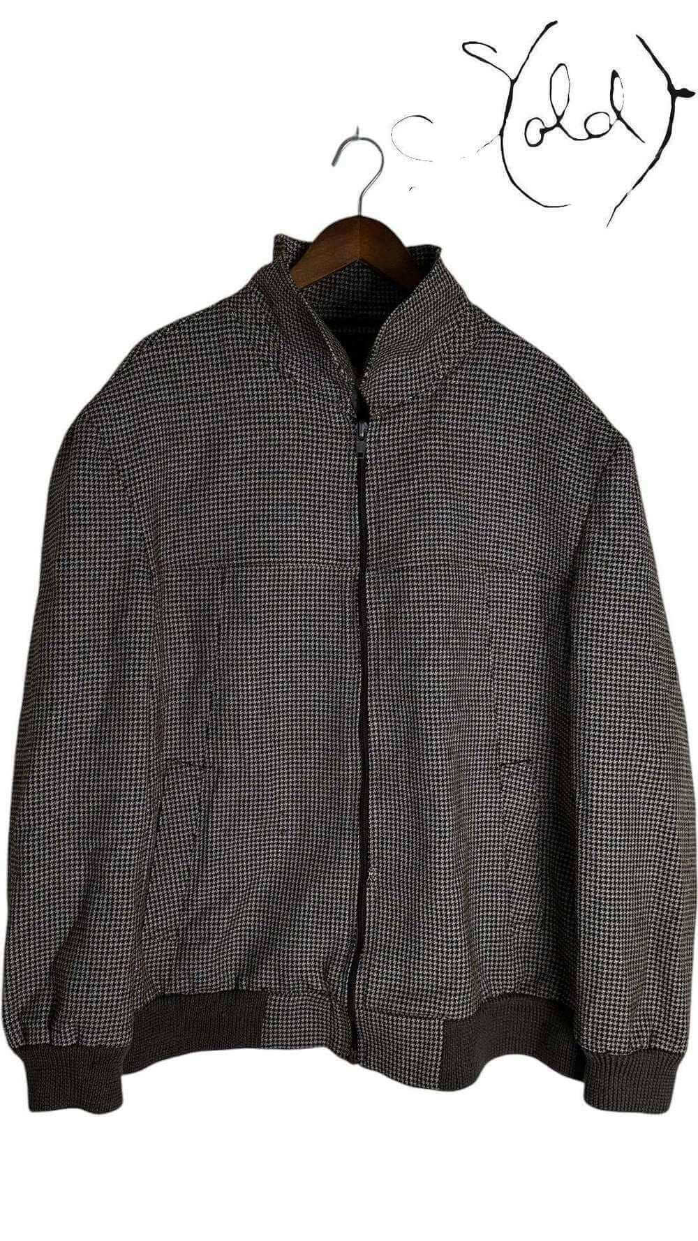 Vintage Wool Bomber Jacket, Detail view | Sold Attire