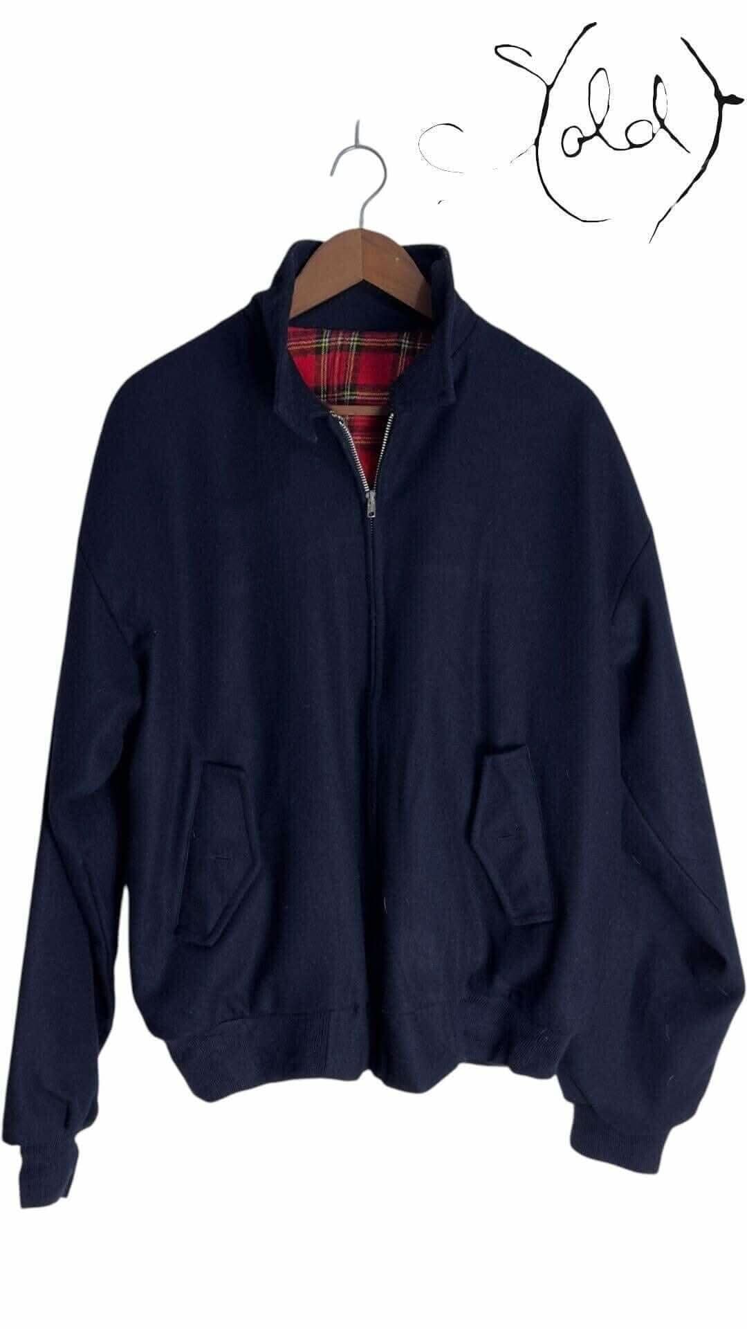 Vintage Wool Harrington Jacket – Old-School Cool | Sold Attire