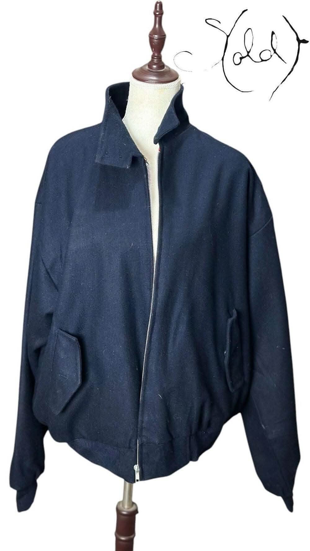 Vintage Wool Harrington Jacket – Old-School Cool | Sold Attire