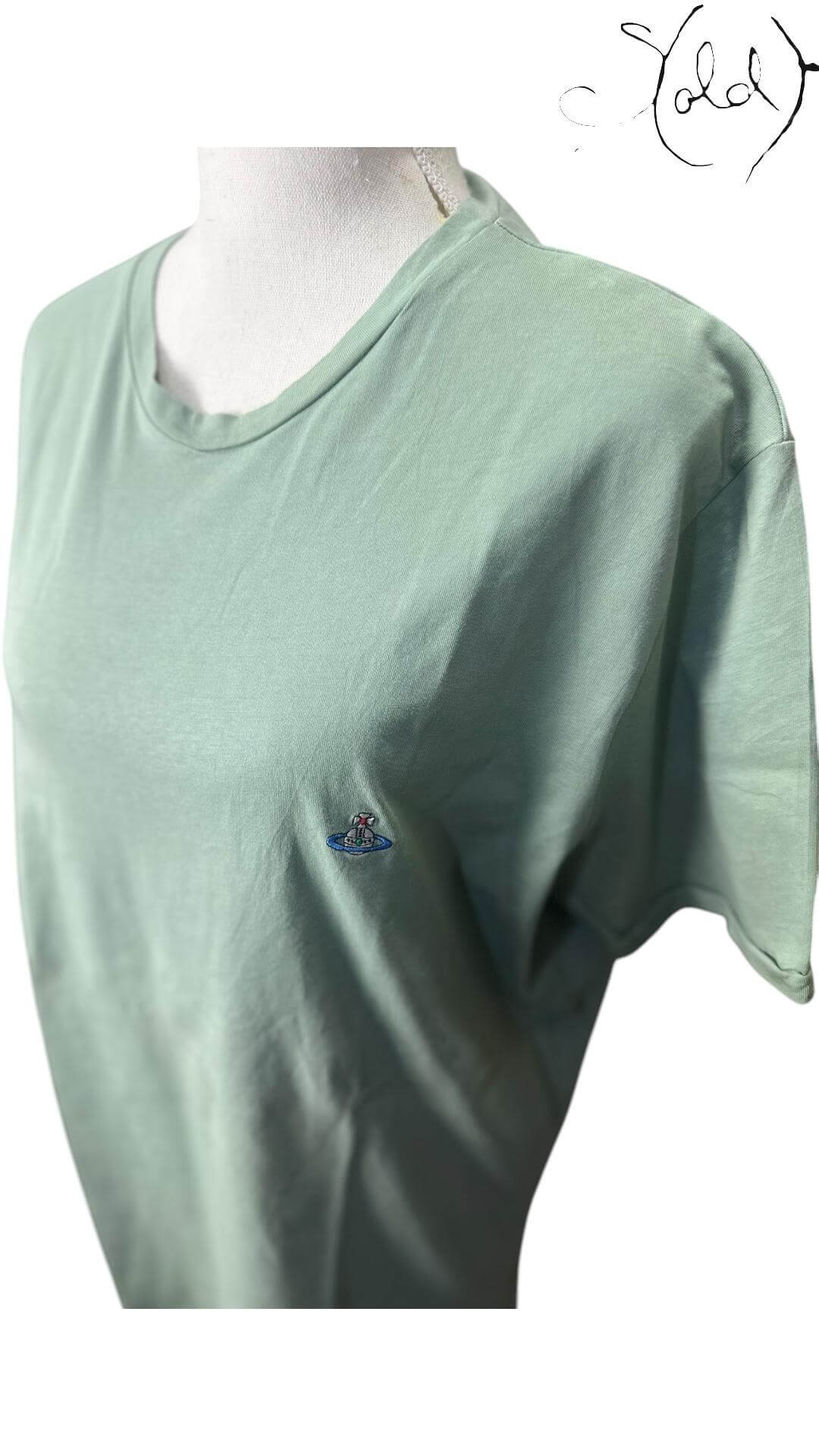 Vivienne Westwood Mint Orb Tee, Interior view | Sold Attire