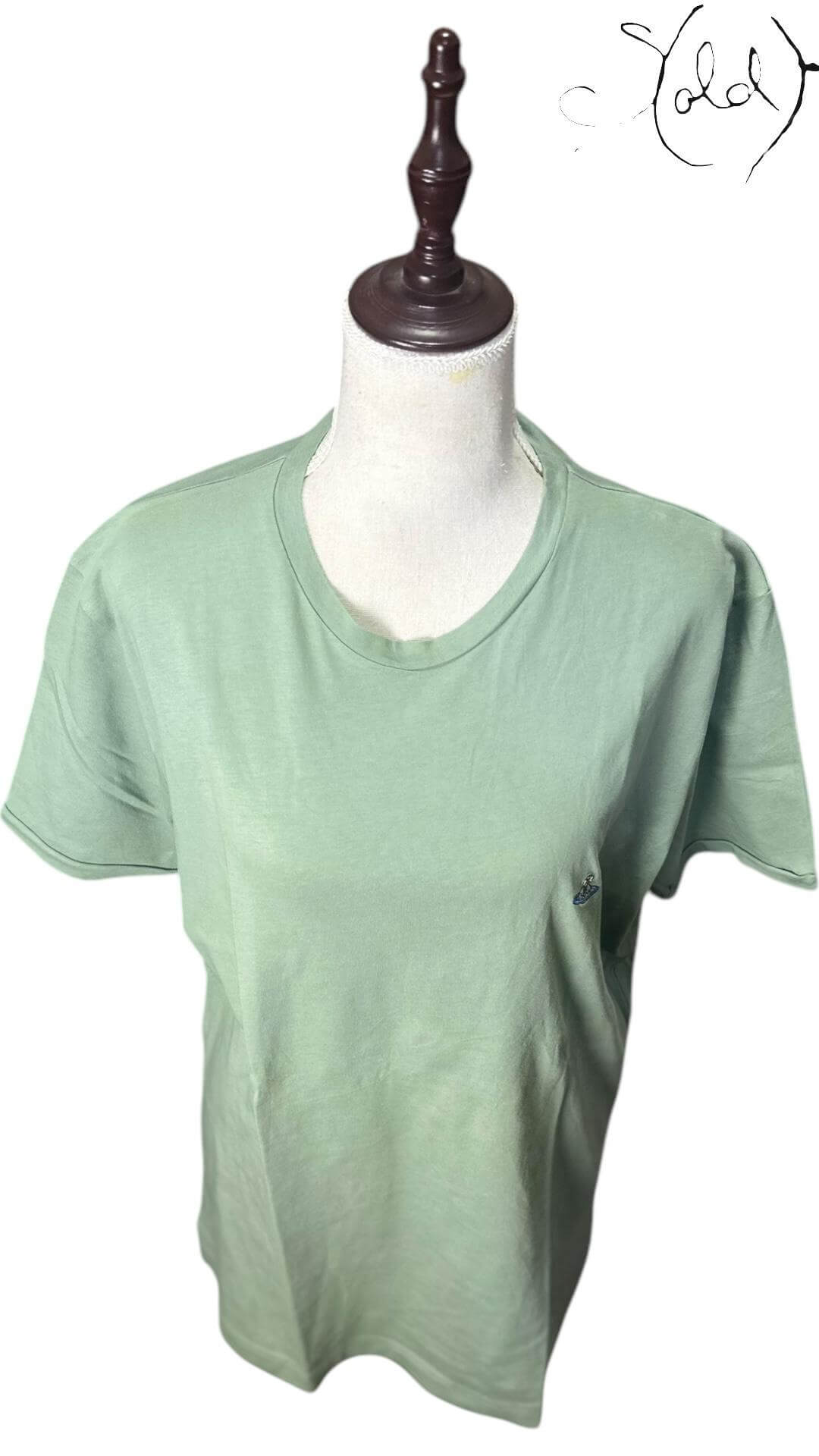 Vivienne Westwood Mint Orb Tee, Back view | Sold Attire
