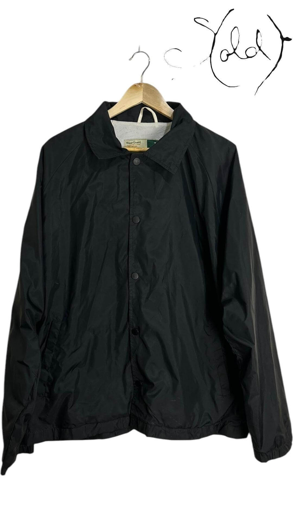 Wear Guard Classic Windbreaker – Minimalist Utility, Interior view | Sold Attire
