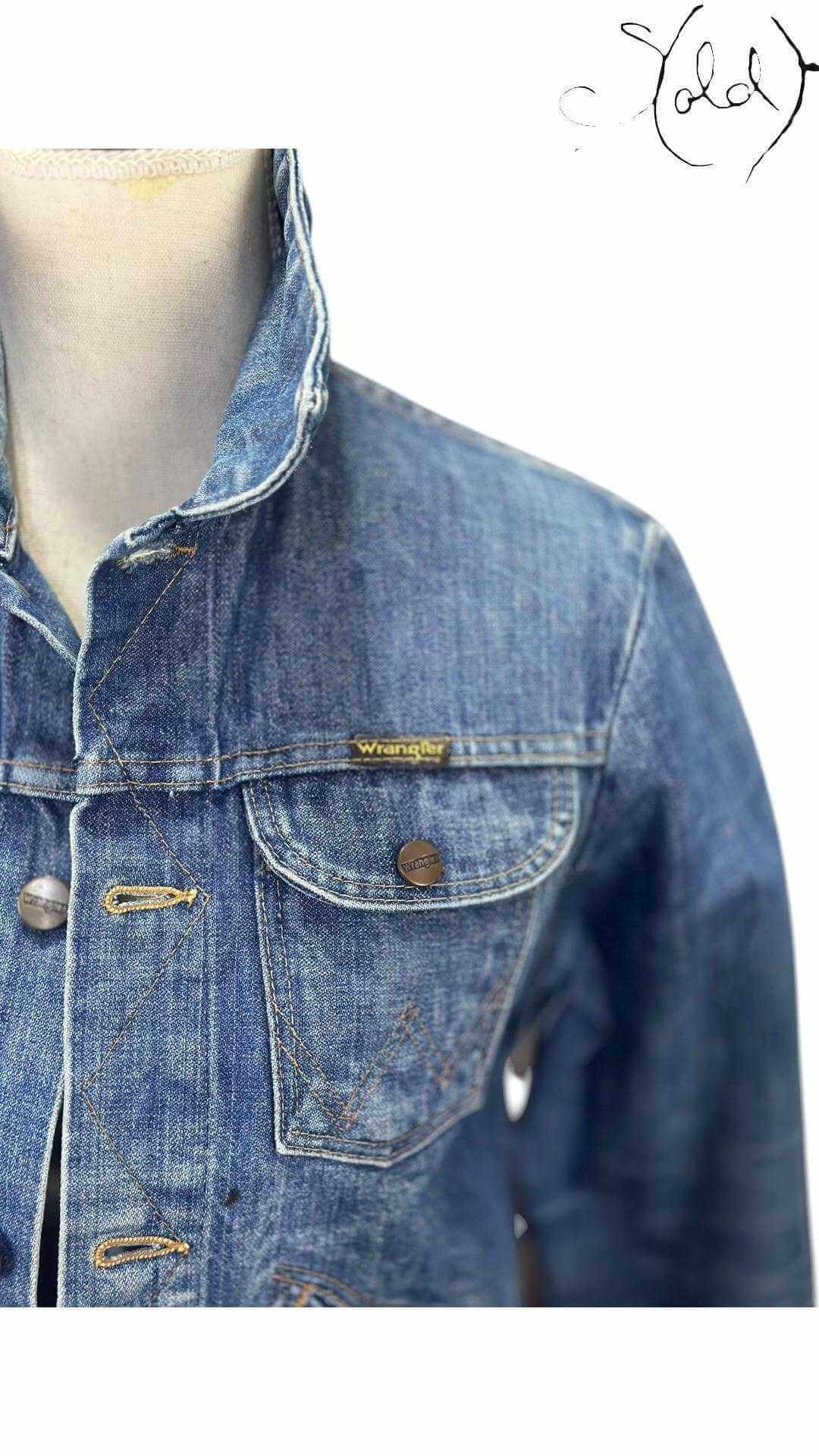 Wrangler Vintage Denim Jacket – Archival Americana, Interior view | Sold Attire
