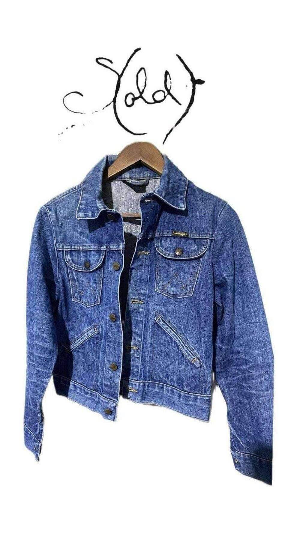 Wrangler Vintage Denim Jacket – Faded Blue, Authenticated Pre-Owned | Sold Attire