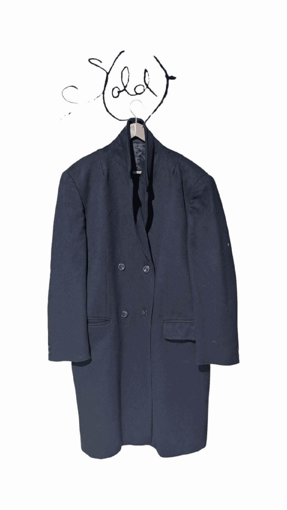 YSL Cashmere Wool Coat – Made in Italy