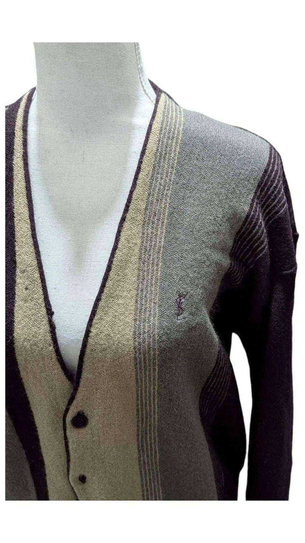 YSL Vintage Cardigan – Timeless Sophistication, Base view | Sold Attire