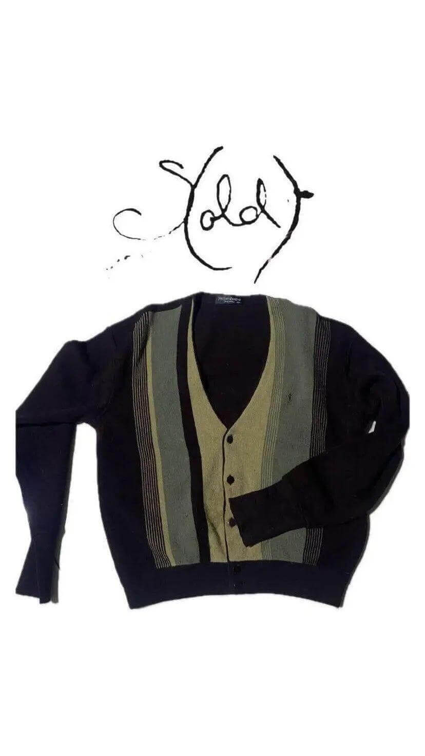 YSL Vintage Cardigan – Timeless Sophistication, Authenticated Pre-Owned | Sold Attire