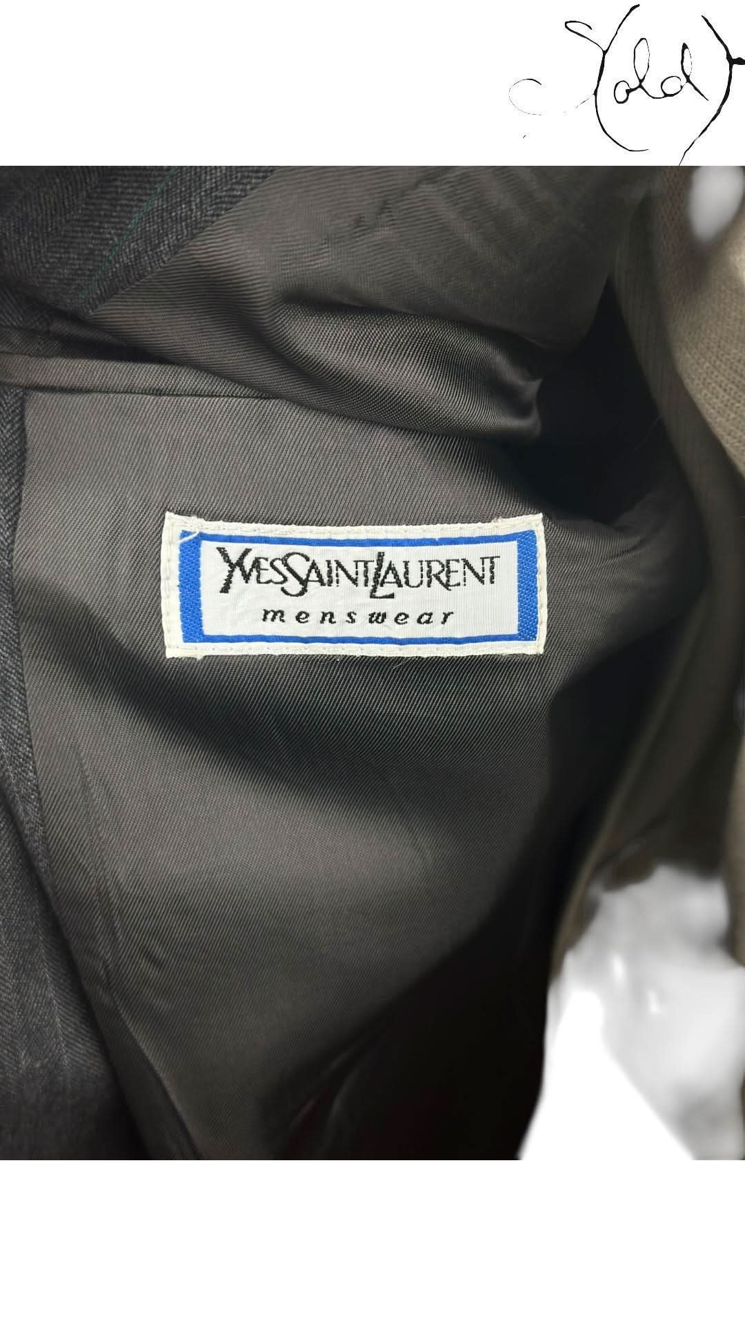 Yves Saint Laurent 1980s Pinstripe Blazer | Sold Attire - Sold Attire