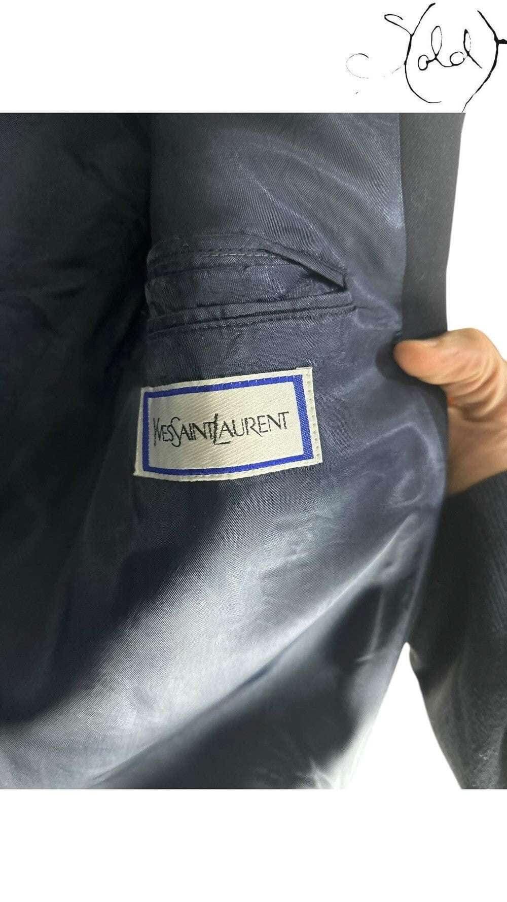 Yves Saint Laurent Wool Blazer – Vintage Preppy Elegance | Sold Attire