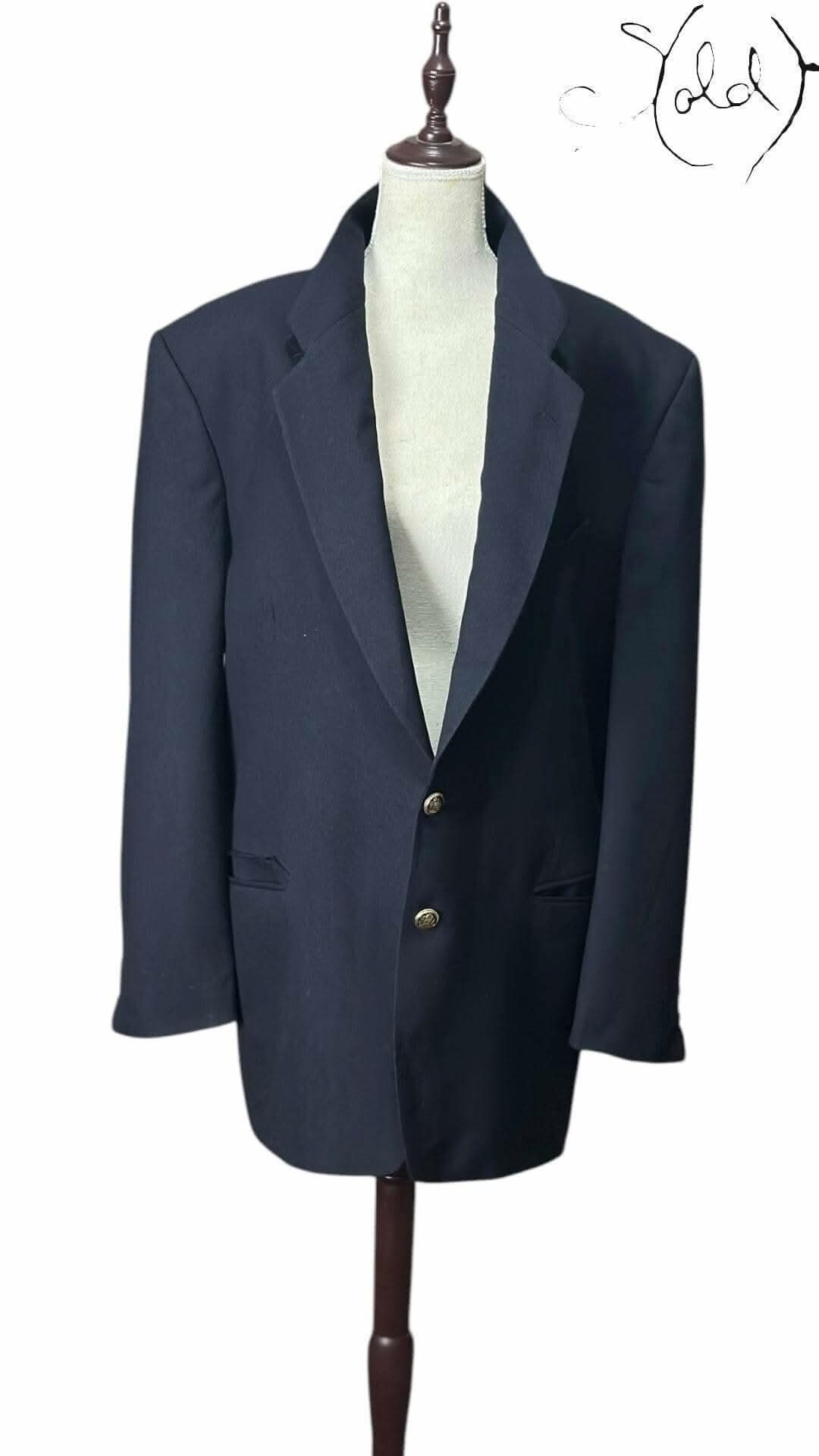 Yves Saint Laurent Wool Blazer – Vintage Preppy Elegance | Sold Attire