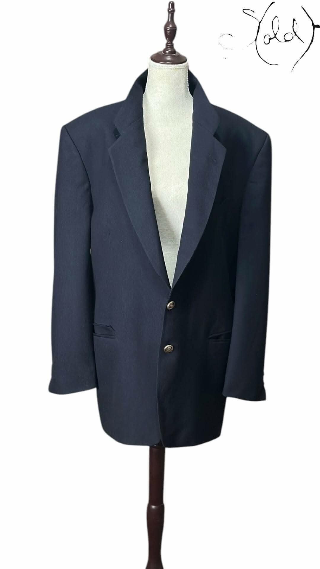 Yves Saint Laurent Wool Blazer – Vintage Preppy Elegance | Sold Attire